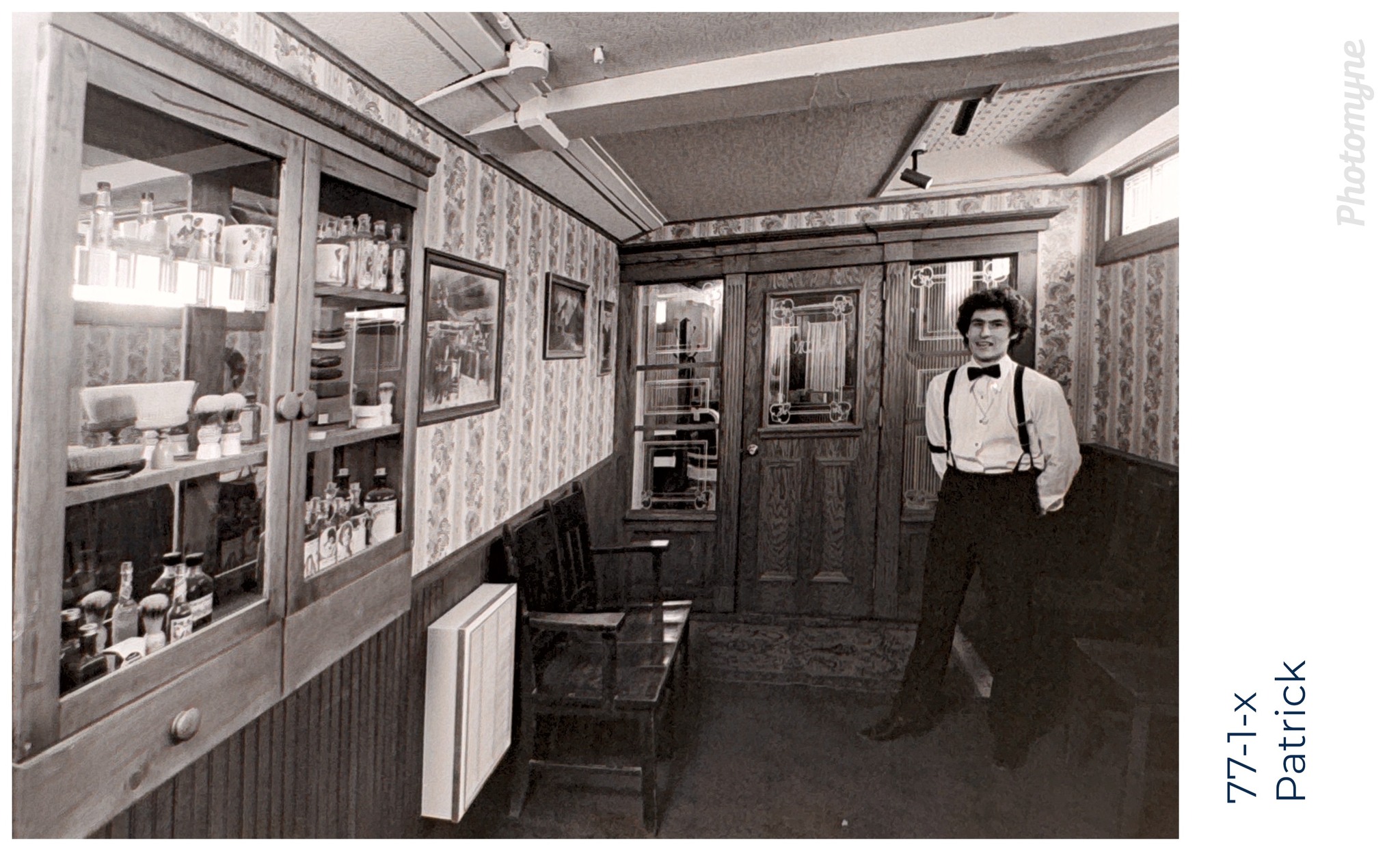 The Barber's Closet in Madison, Wisconsin, 1977