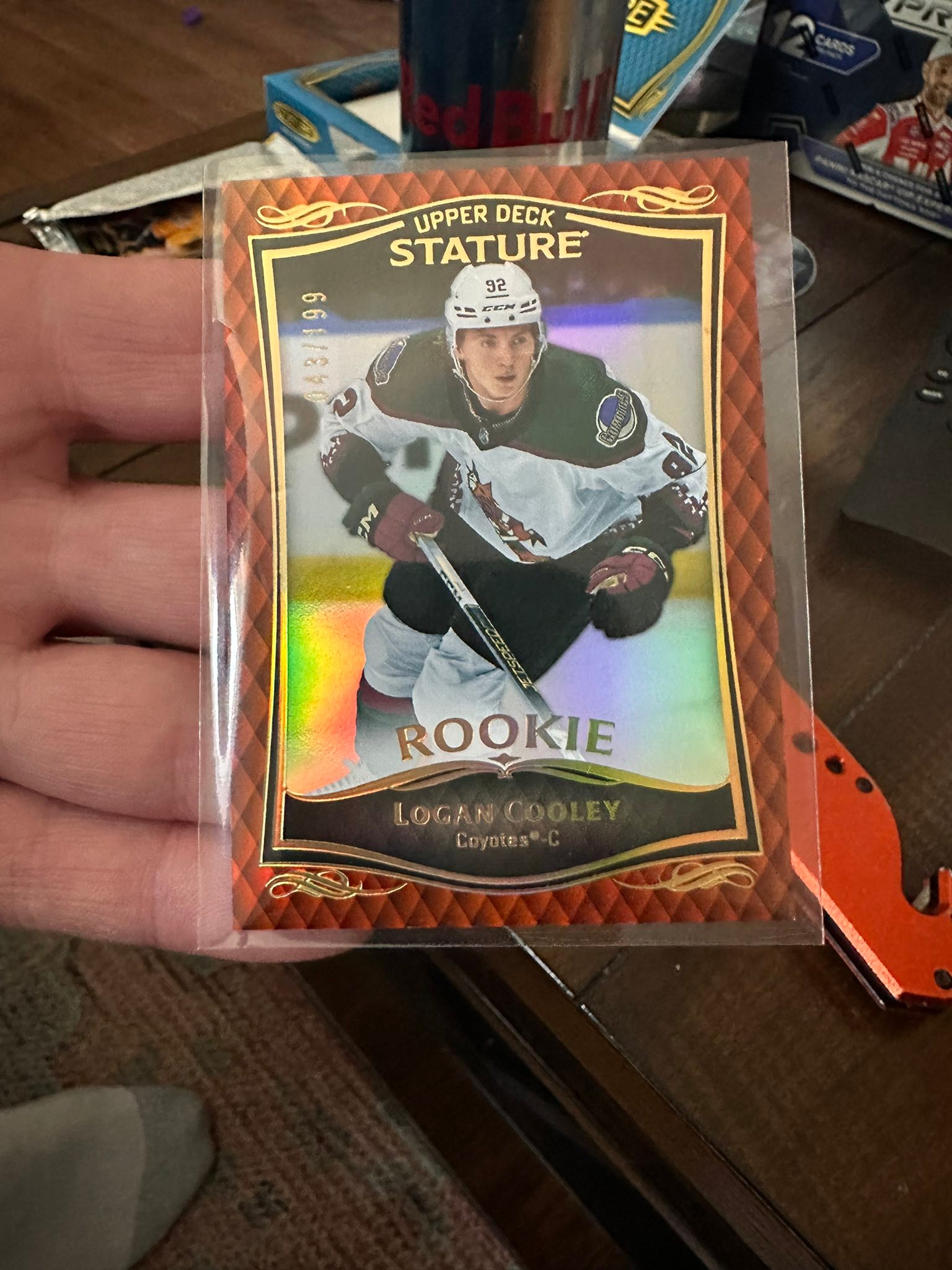 Sunday sports card haul with Bradly Nadeu and Logan Cooley rookie 