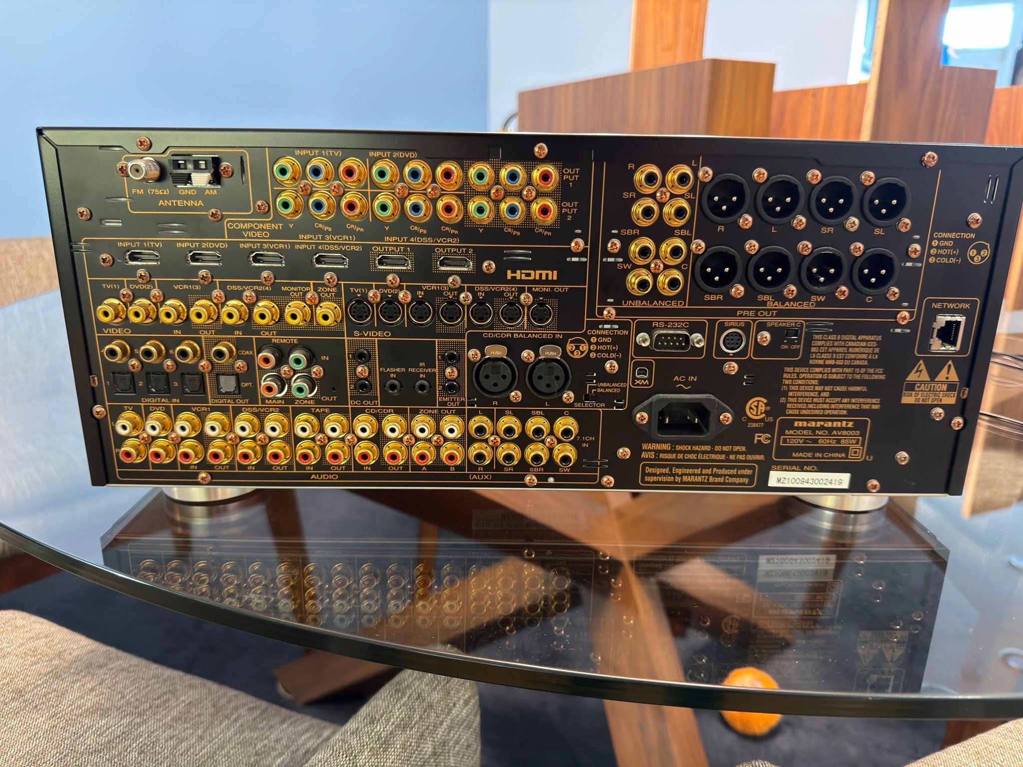 Marantz AV-8003 for sale with accessories