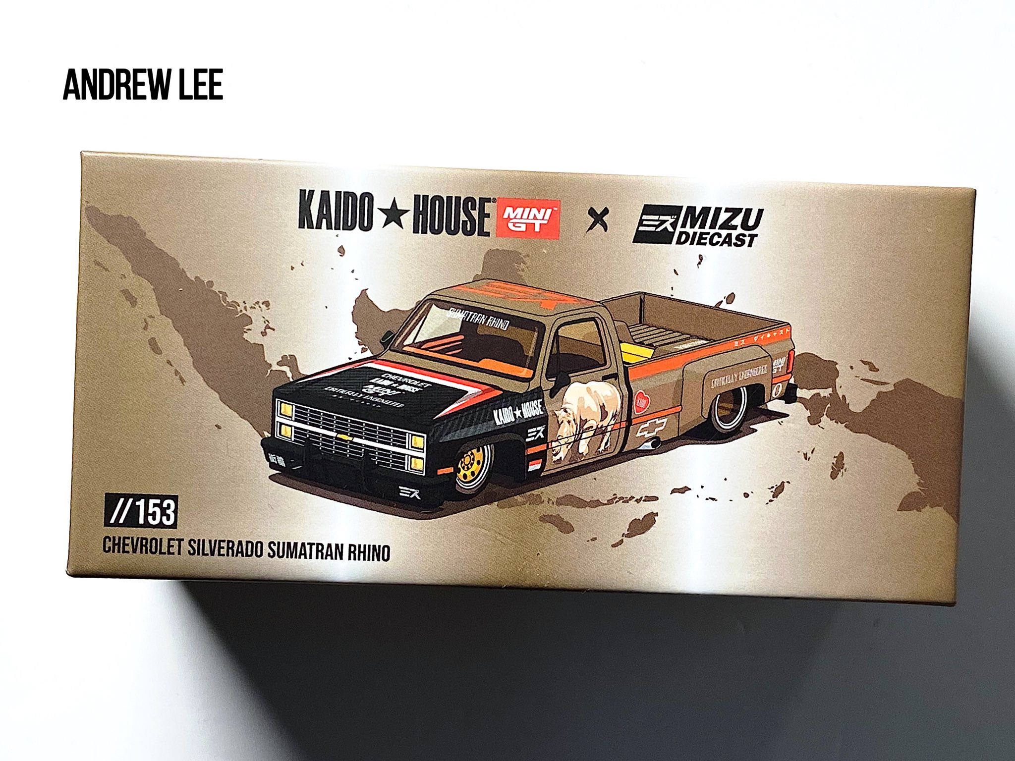 Mini GT X KaidoHouse X Mizu Diecast Chevrolet Silverado Sumatran