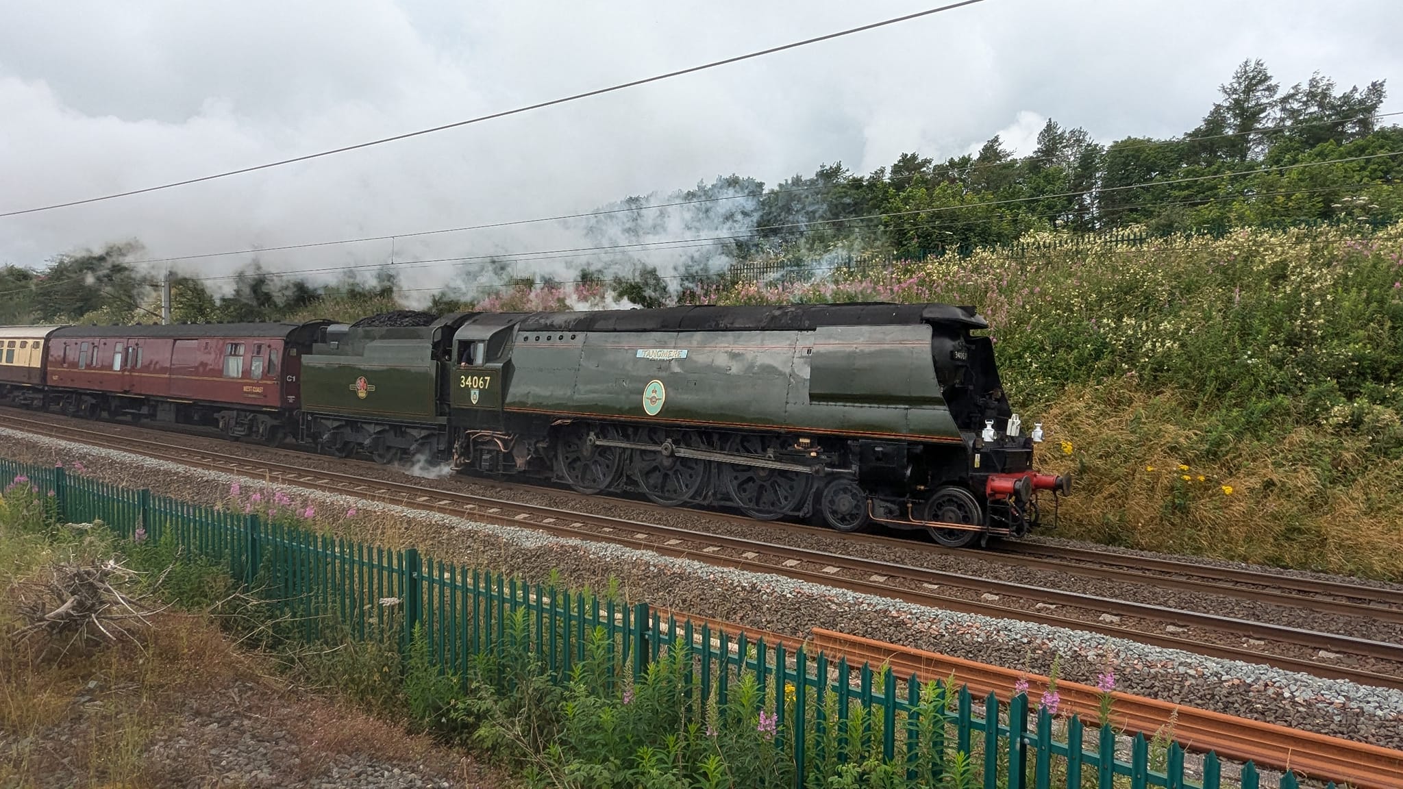 What has happened to 34067 Tangmere? Thanks
