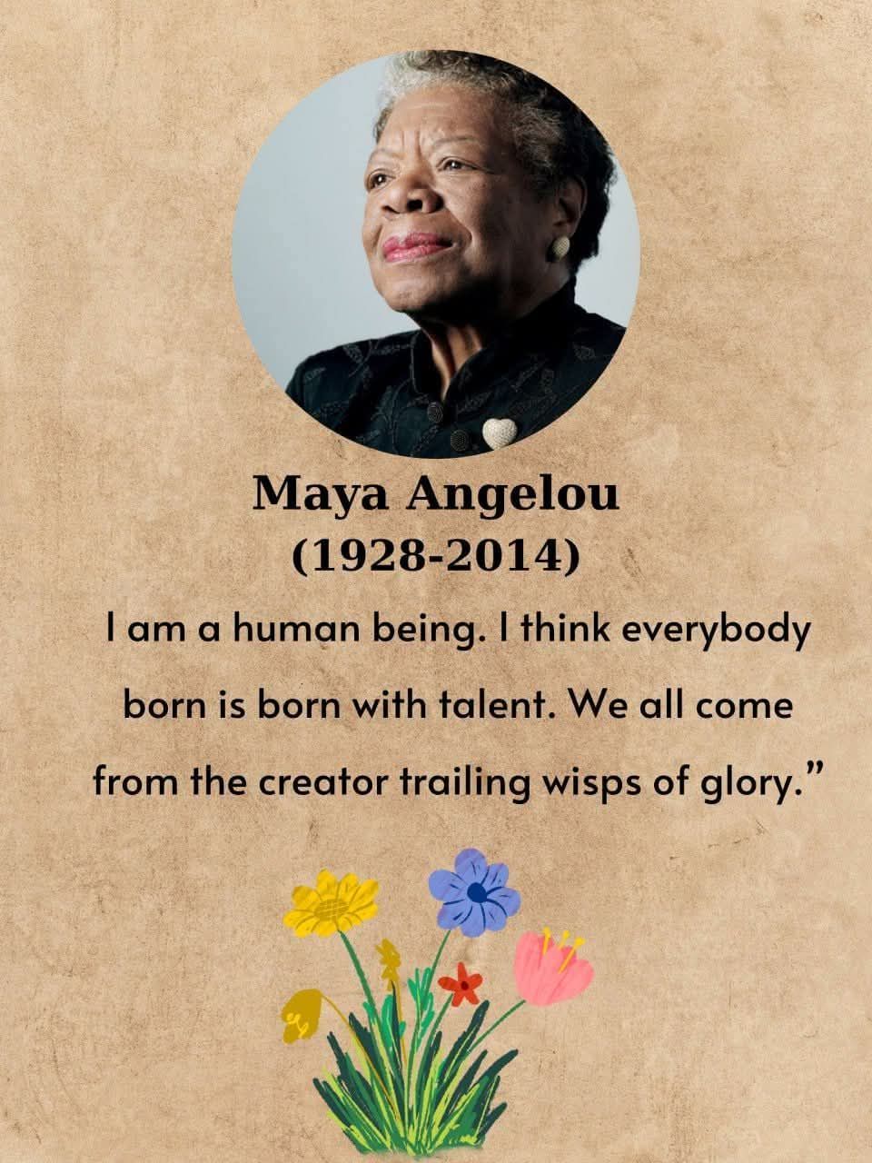 ANTONIO - Maya Angelou was a beacon of wisdom, resilience, and ...