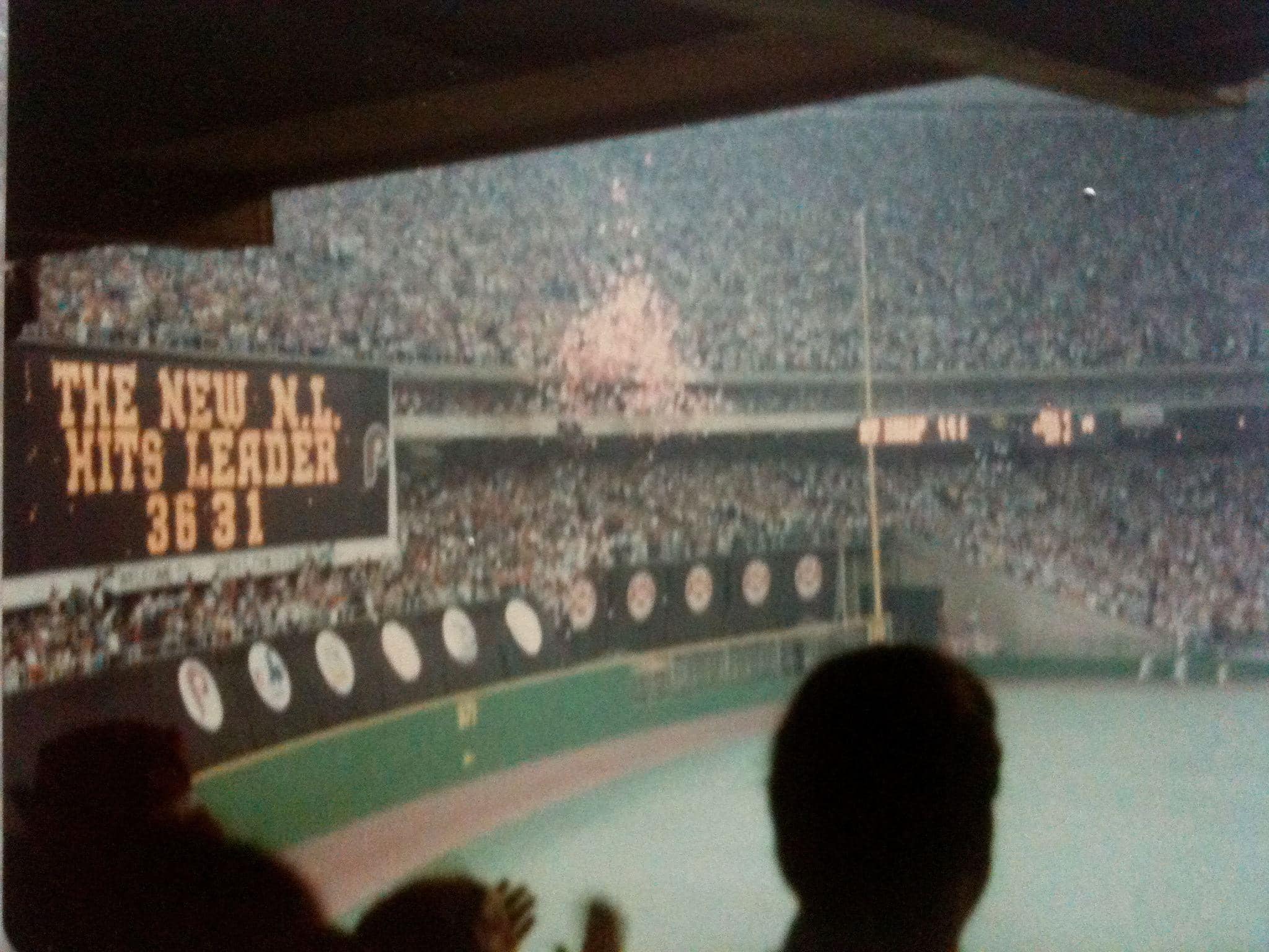 First touchdown and home run at Veterans Stadium in Philadelphia