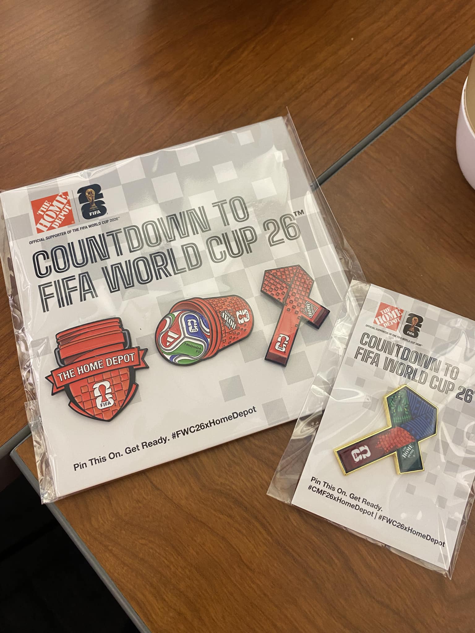 Show off 2026 FIFA World Cup pins?