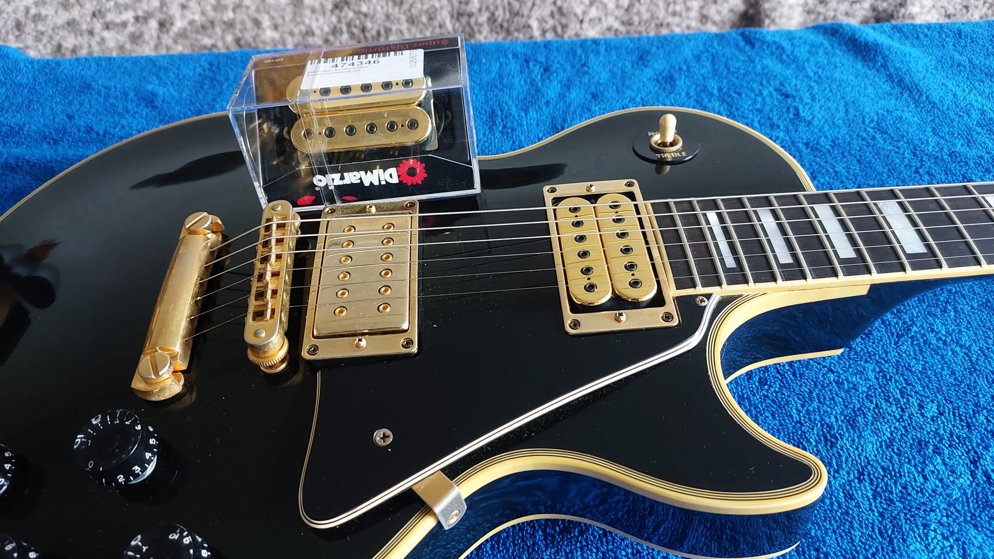 Dimarzio X2N pickups for Les Paul Custom