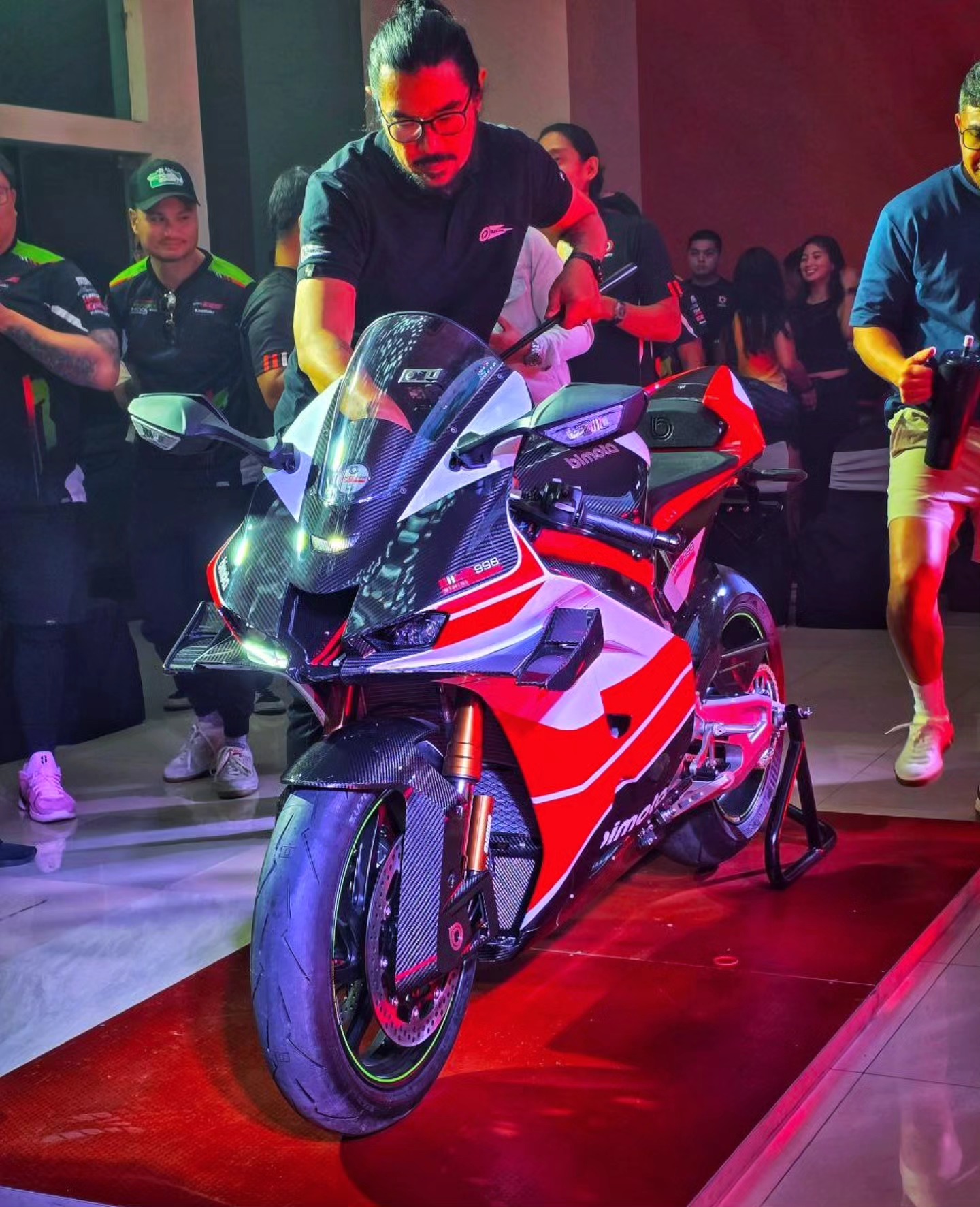 SRP P3.5M! It's the global launch of the WSBK bike #BimotaKB998