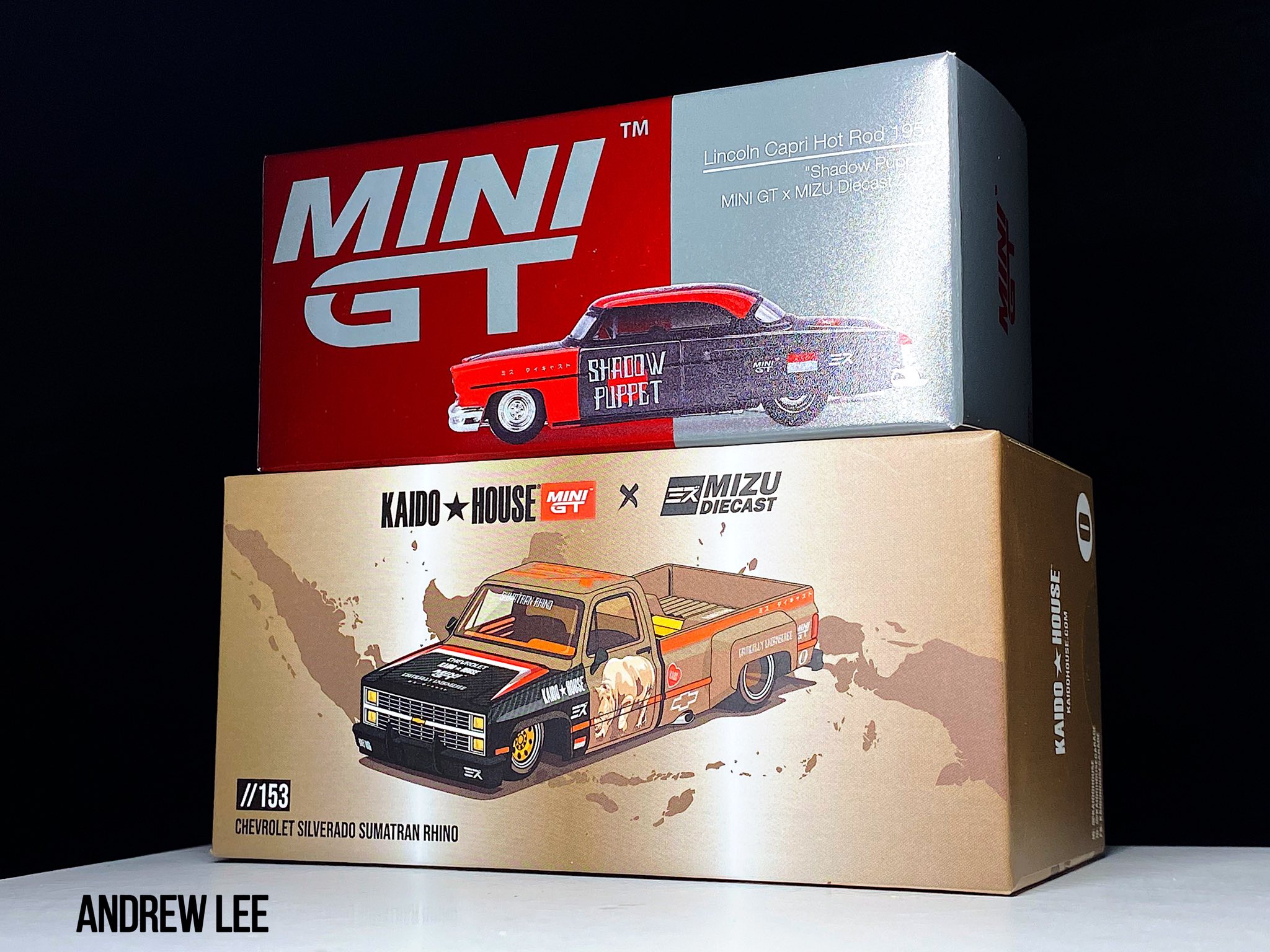 Mini GT X KaidoHouse X Mizu Diecast Chevrolet Silverado Sumatran