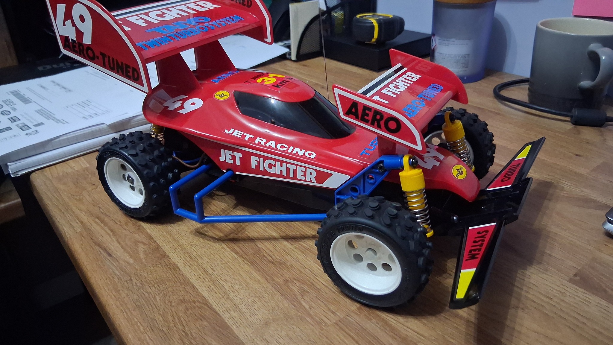 Taiyo jet fighter aero added to Tyco RC 80s lineup