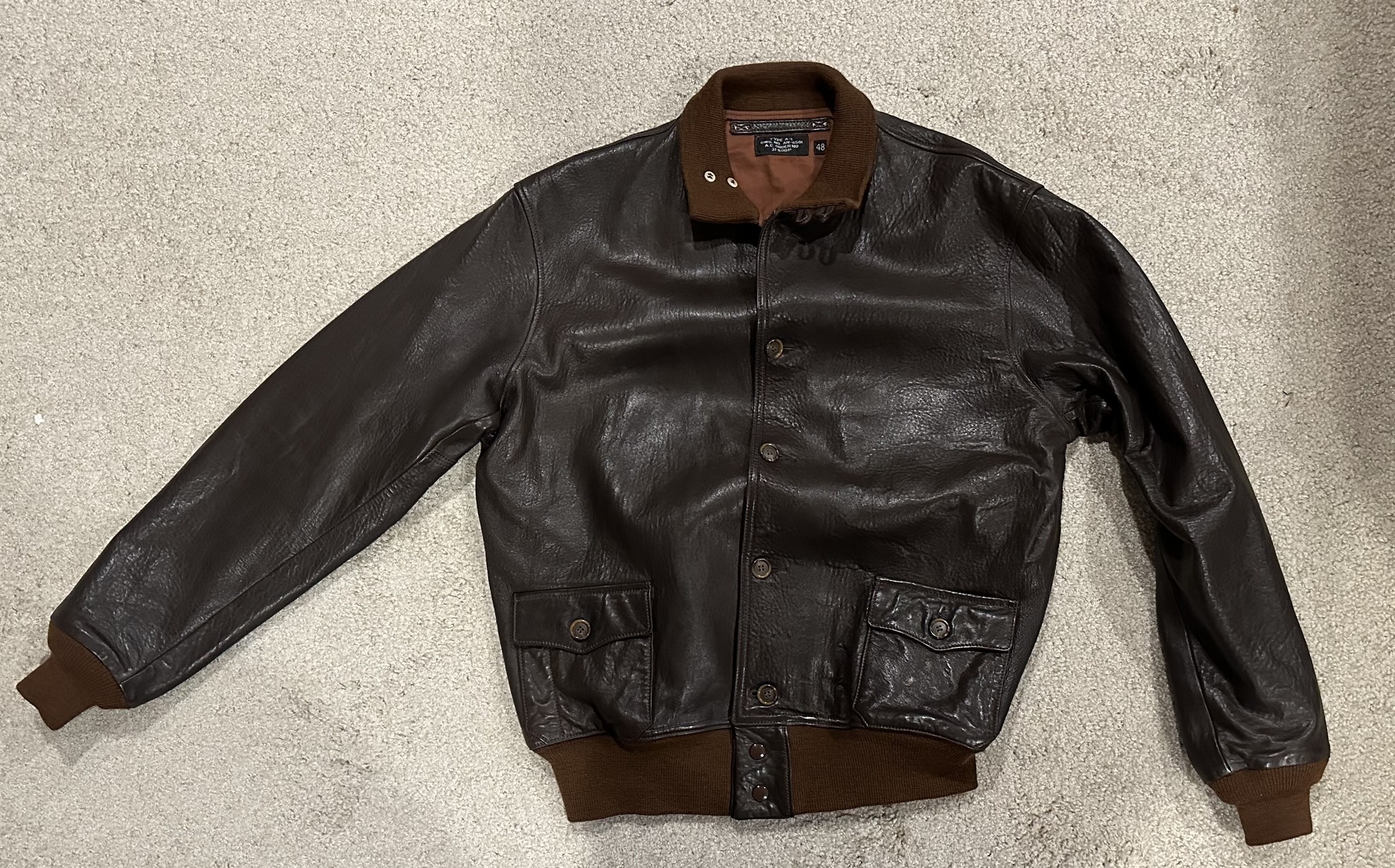收購clesste LEATHER COLLAR WOOL MELTON FUTURE JACKET (GRAY) Size 1.?