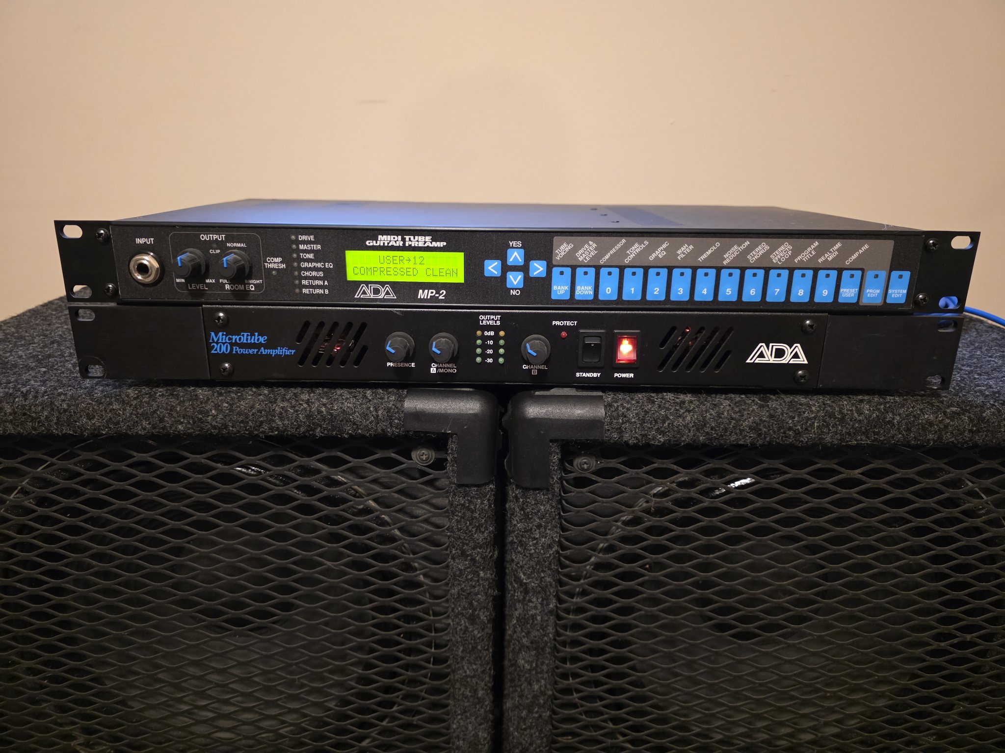 ADA MP-2 and Microtube 200 guitar rig for sale