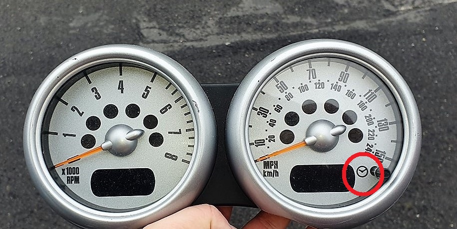Mini Cooper R53 Chrono Pack V2 Plain Custom Dial Cards 8 Colours