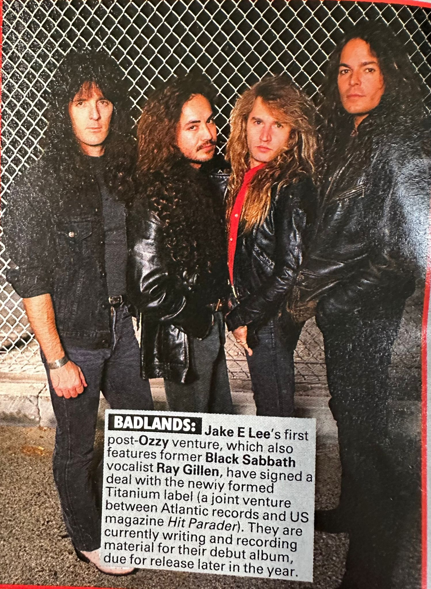Badlands and Ray Gillen - 1987 - 1999 It midday, one of those 