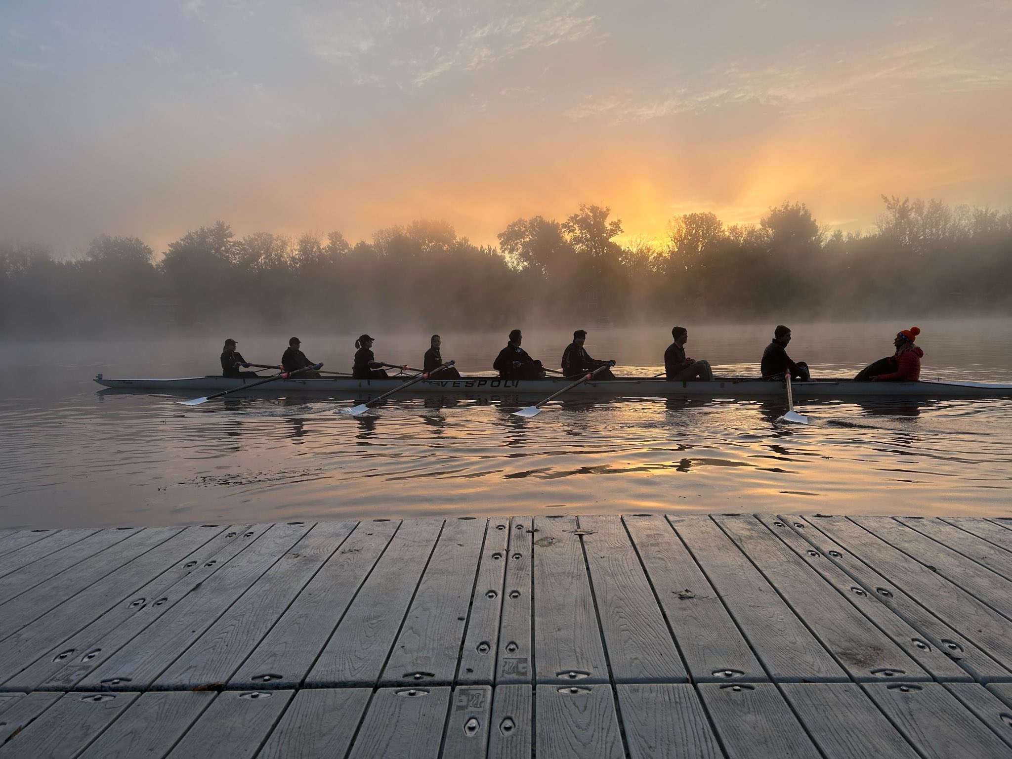 Grand Rapids Rowing Club | Cold mornings create a perfectly magical ...