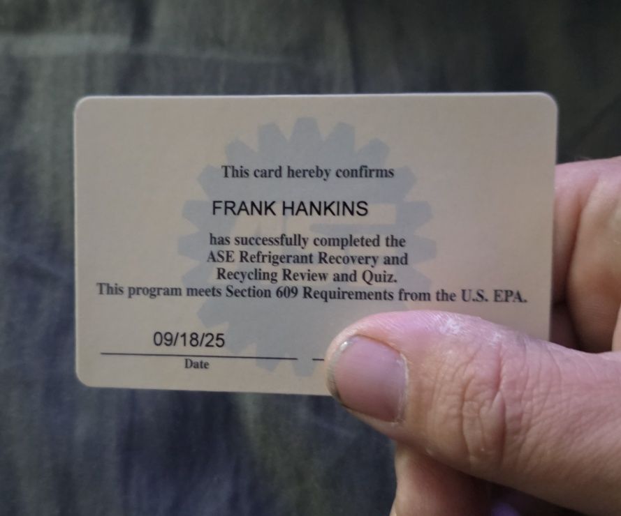 ASE Certified Automotive Technicians | Well justed added this to the ...