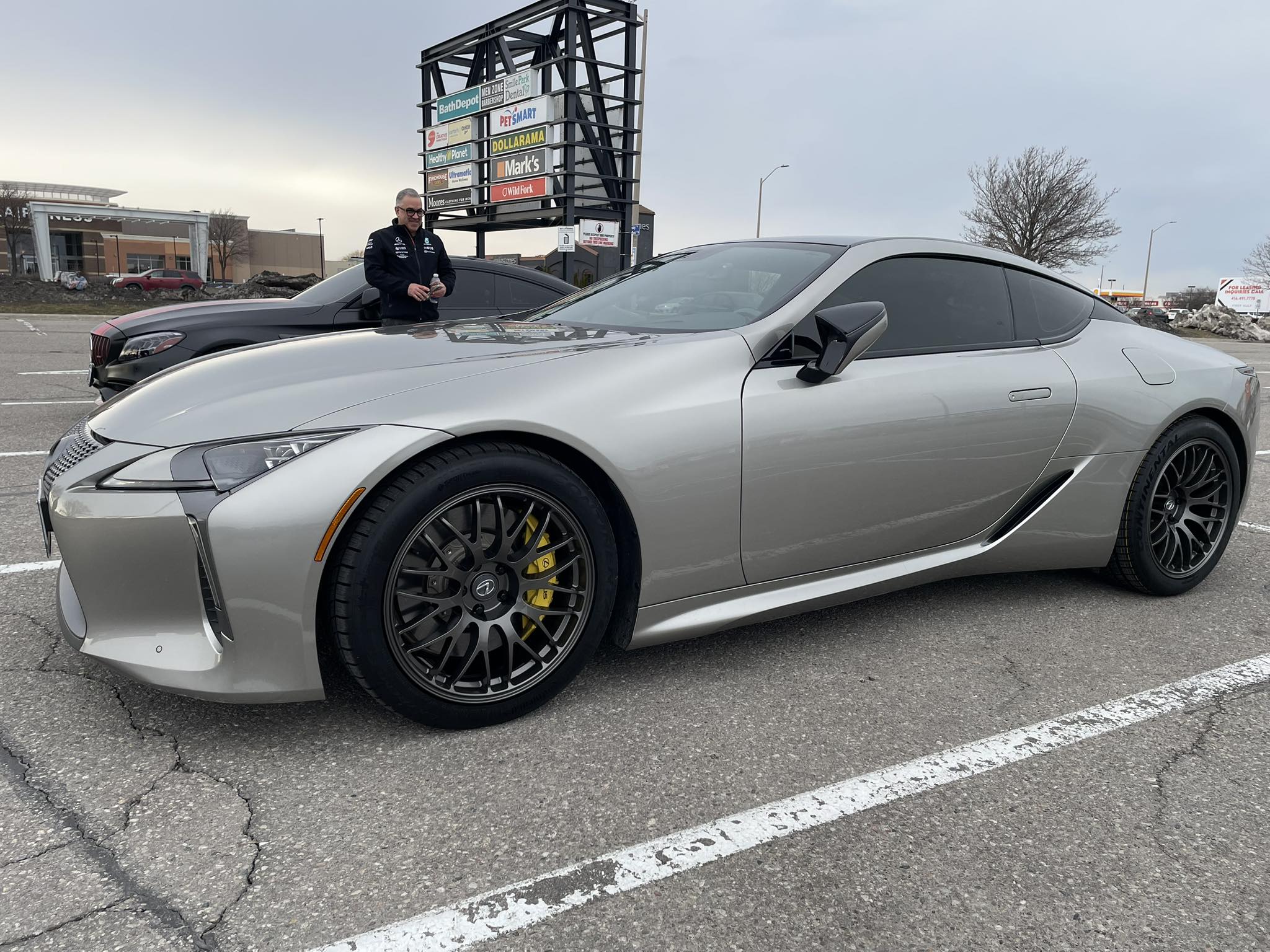 Lexus LC 500 with Weds Wheels' Maverick 2pc 21-inch wheels
