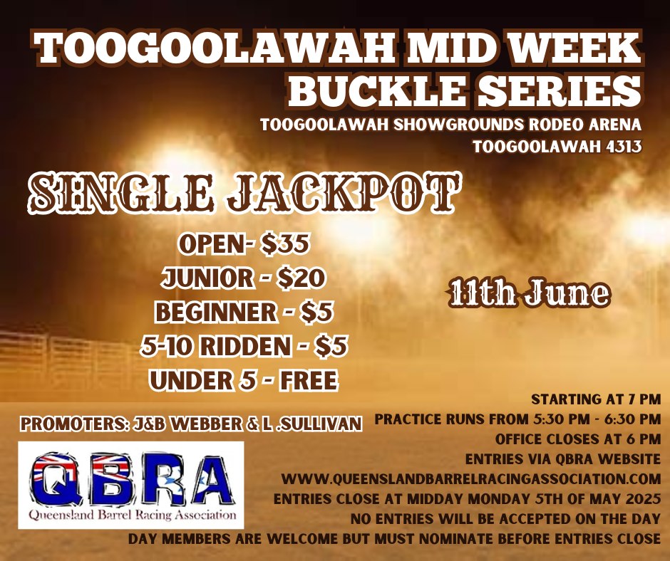 QBRA - Queensland Barrel Racing Association | Facebook