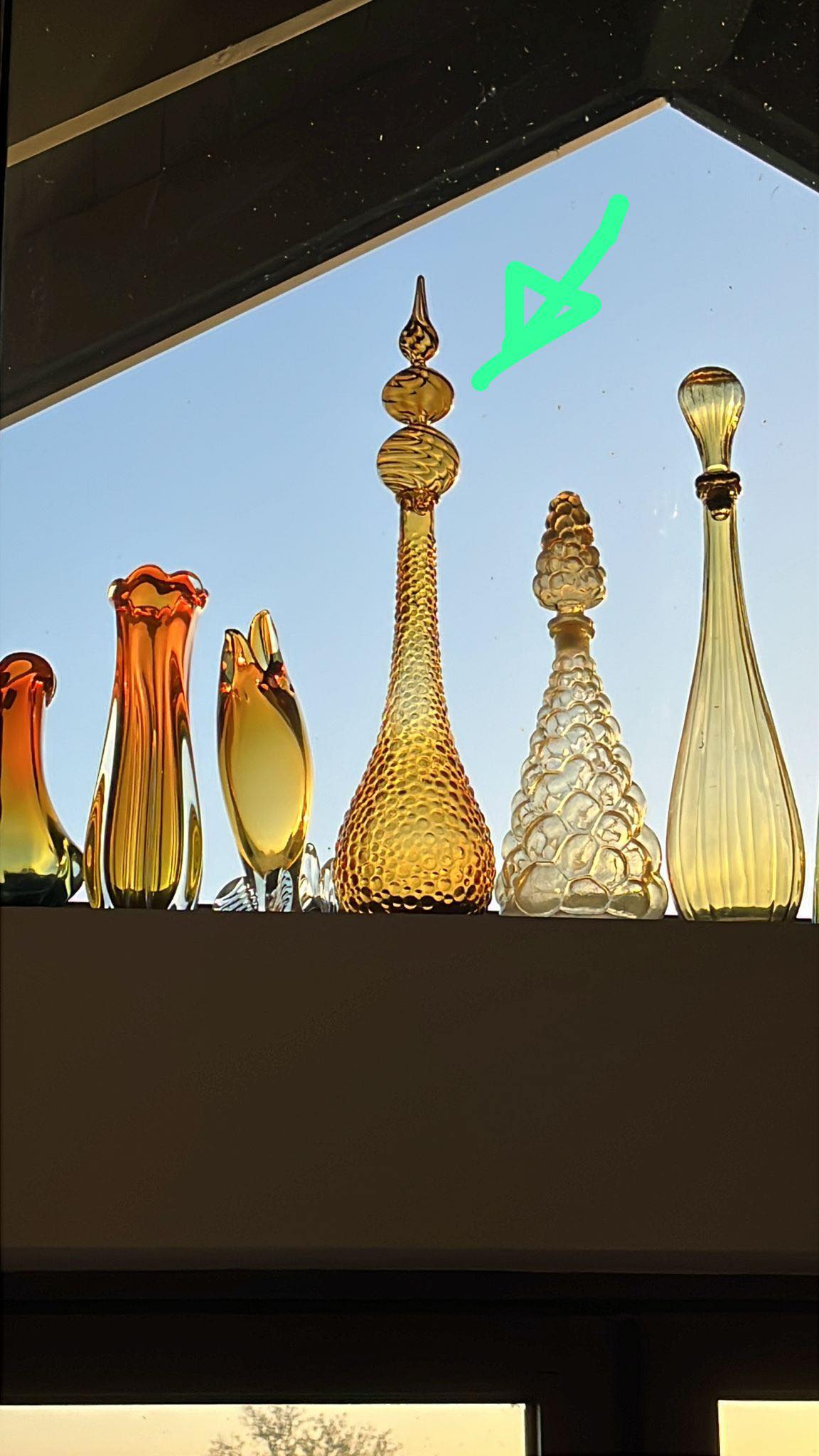 A few of my colorful Genie bottles!!