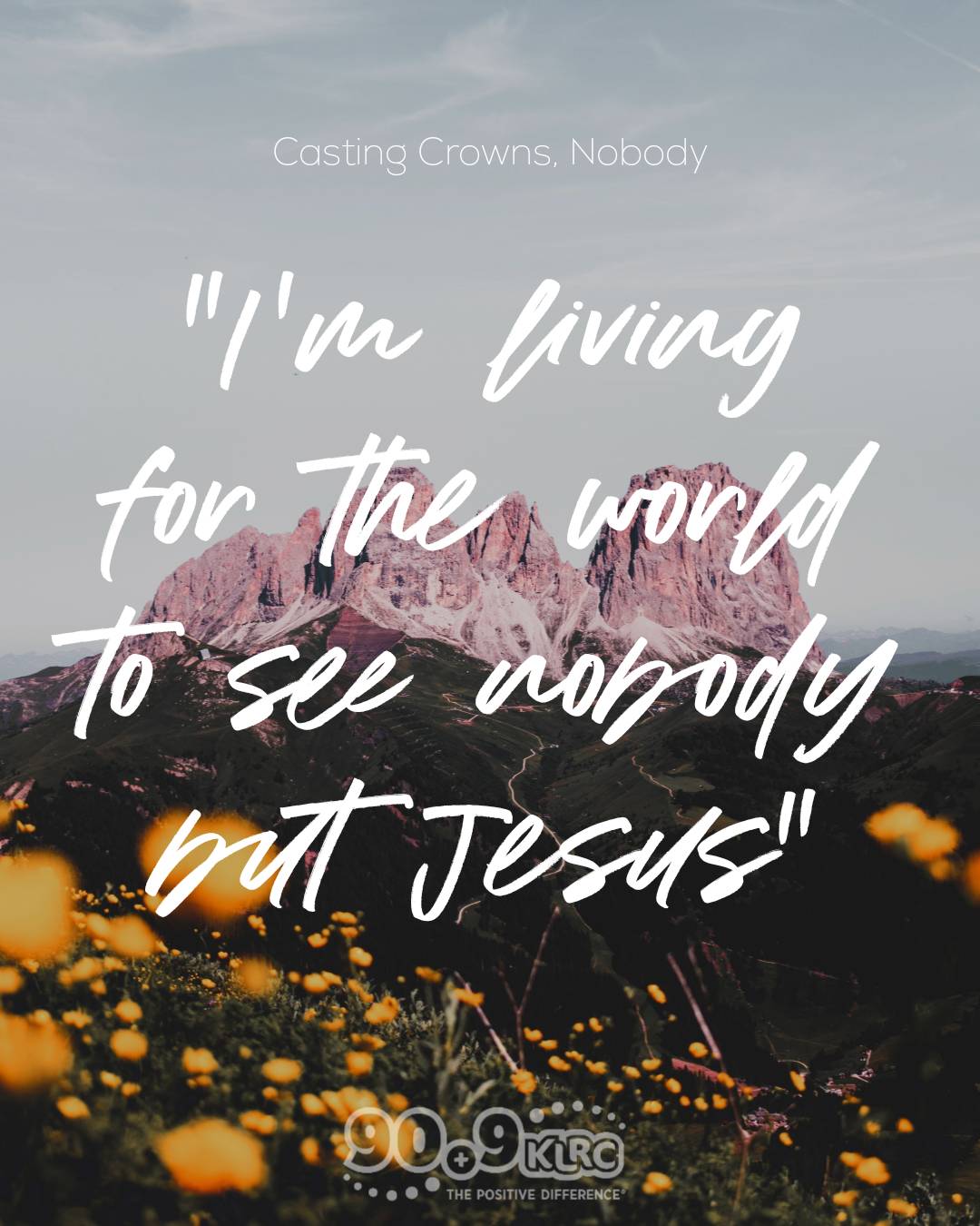90 9 Klrc Cause I M Just A Nobody Trying To Tell Facebook Matthew west (live from the 2019 gma dove awards). 90 9 klrc cause i m just a nobody