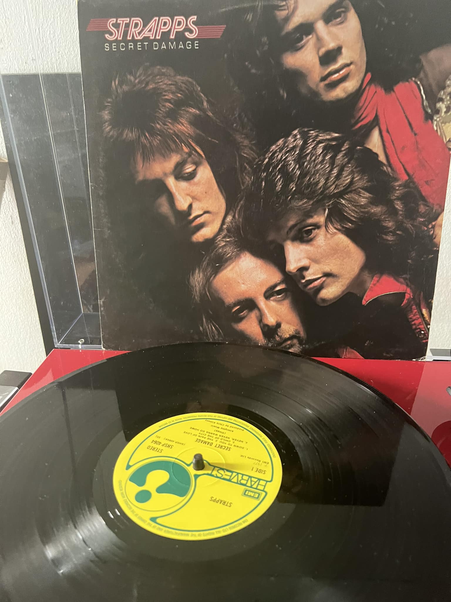 Strapps - Secret Damage Harvest - 1977 Farewell then Mick 
