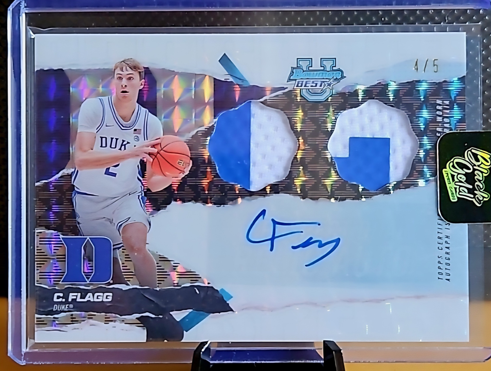 Ace Flagg hits in new Bowman basketball cards
