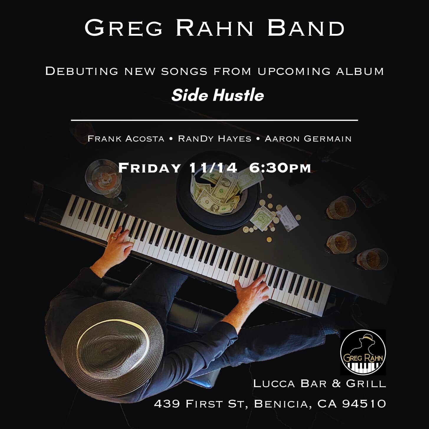 Greg Rahn - Get ready for a dynamic night at Lucca this... | Facebook