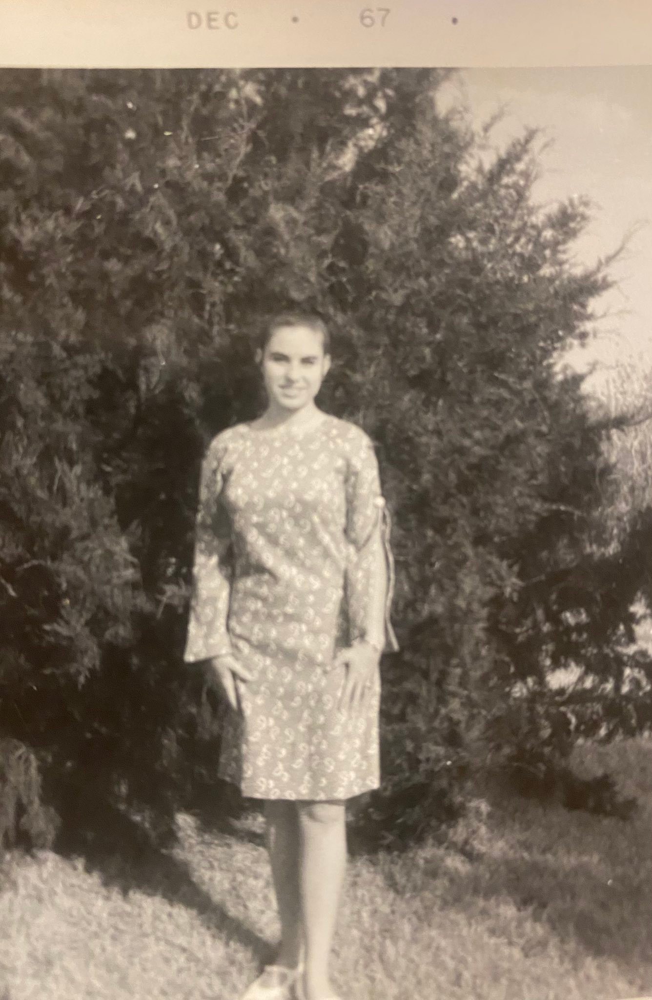 vintage dress with raglan sleeves