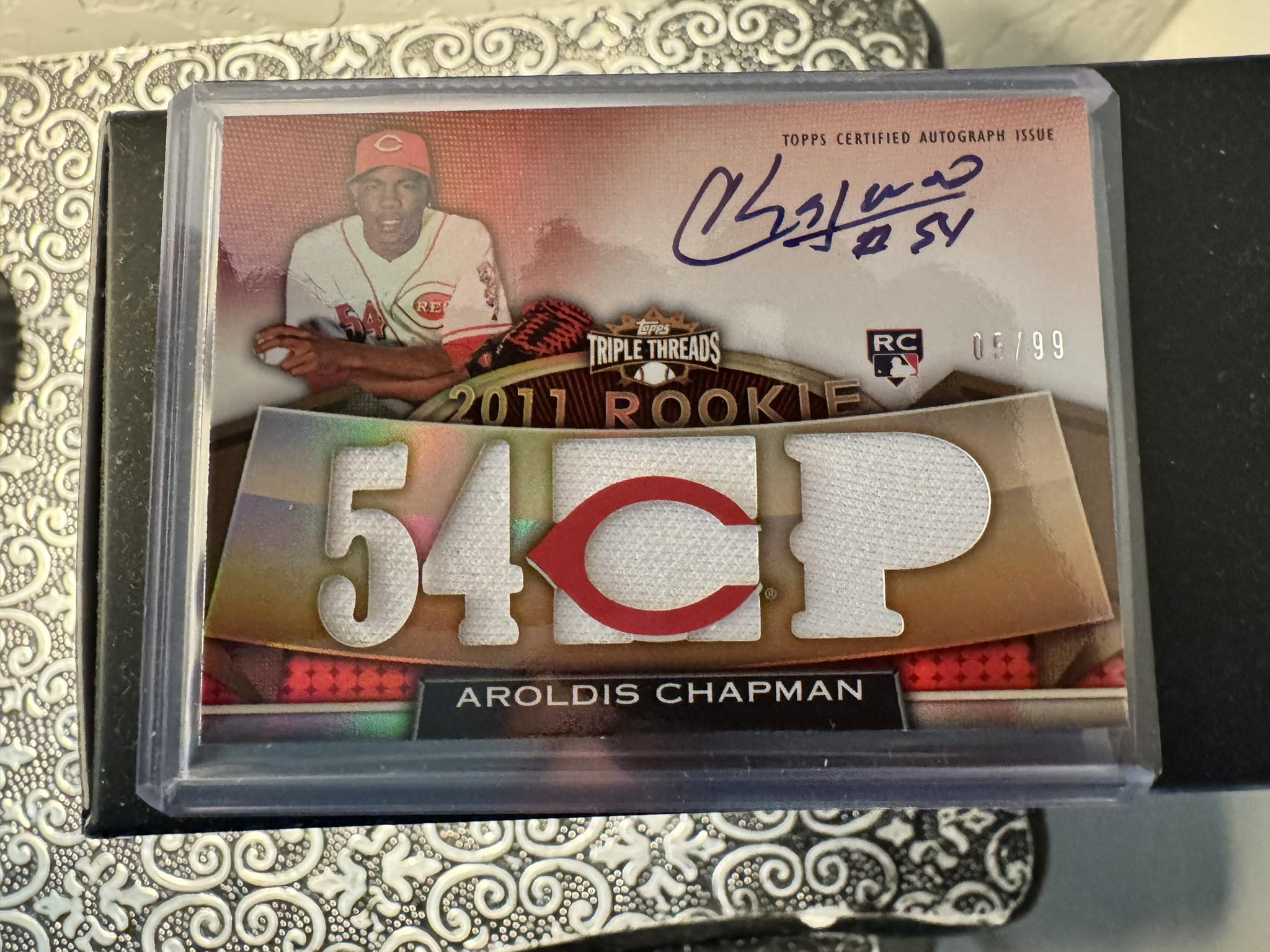 Aroldis Chapman. Absolutely lights out
