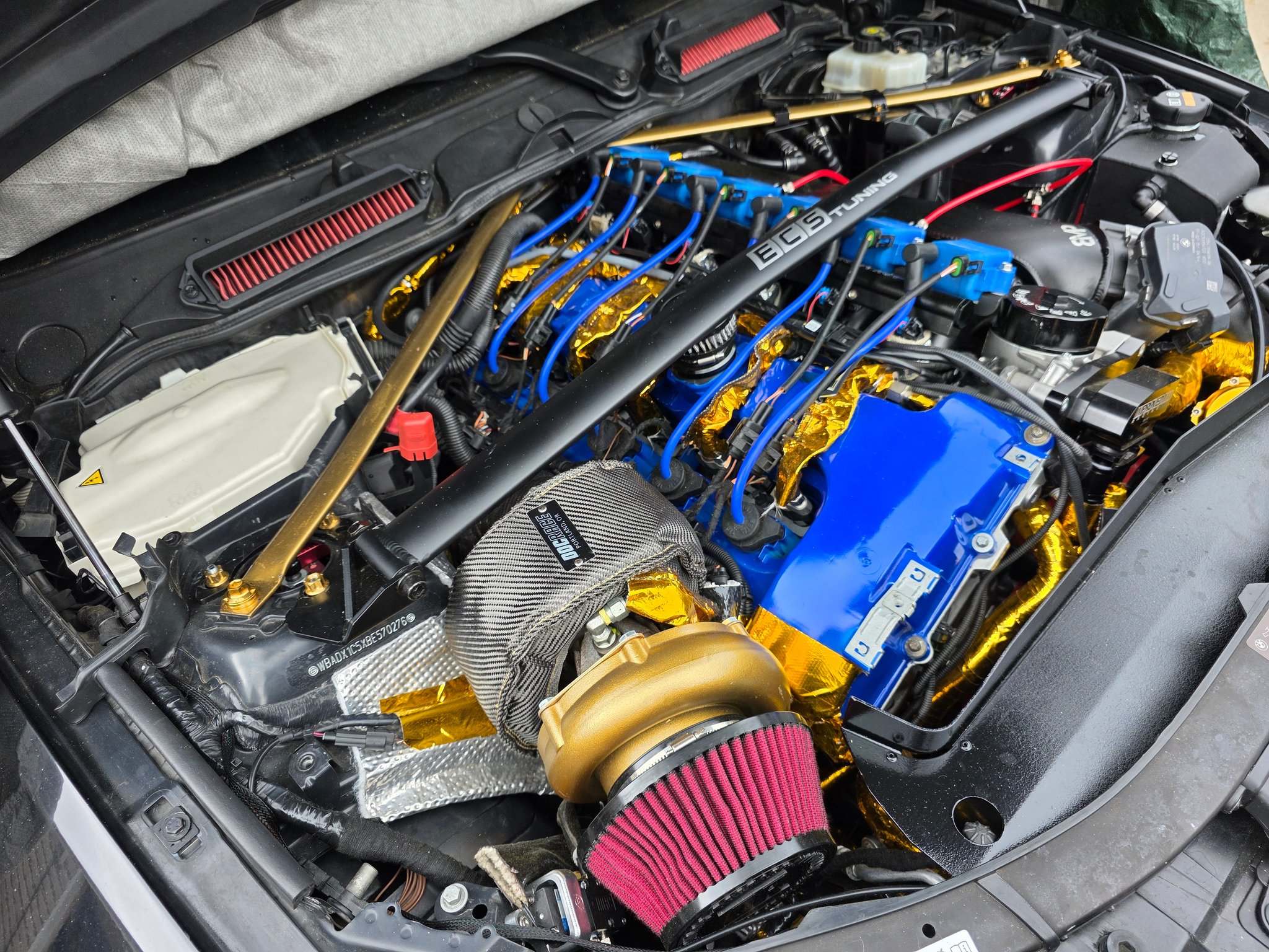 n54 boost box (2006-2013) BMW 335i T3 Top Mount Single Turbo System forged full New SpeedTech n54 single turbo