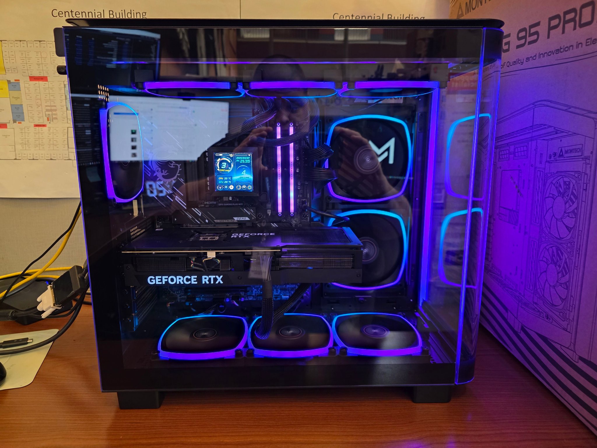 New Intel 265K build with MSI Gaming Z890 mobo and RTX 4080 GPU