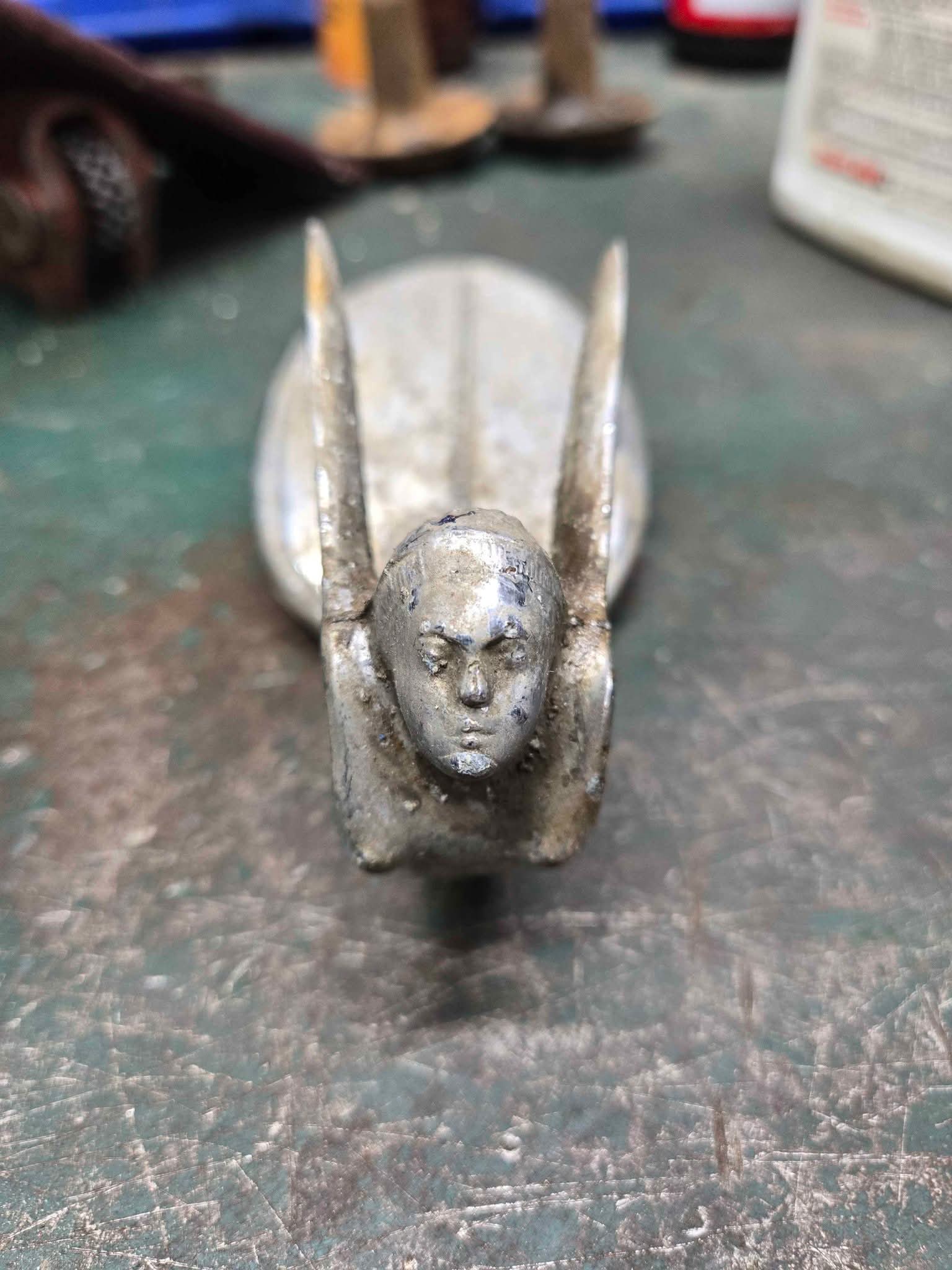 Chatham Yard Sales | 1930's Plymouth flying lady goddess radiator cap ...