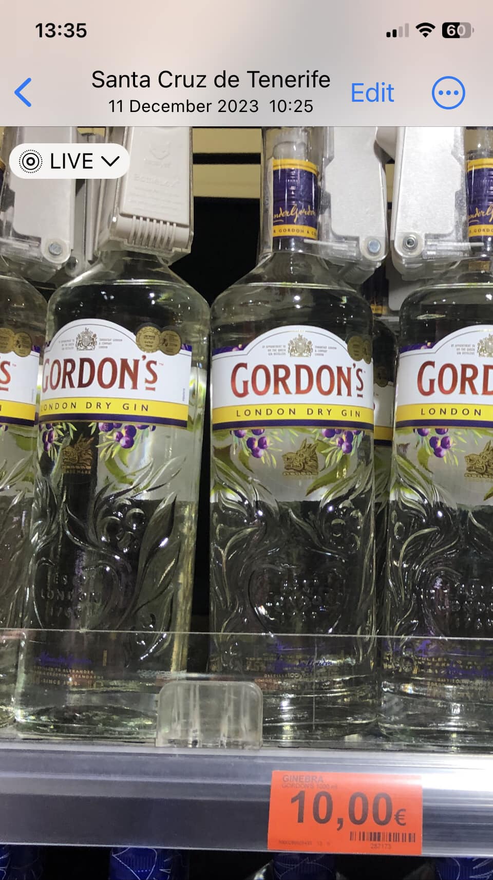 21 a bottle in sainsburys , so I had to get 2 🥃