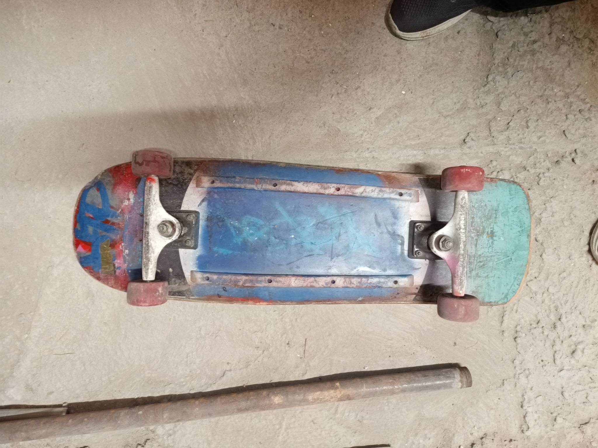 Vintage Roskopp Target 3 Skateboard with Independents and Sims