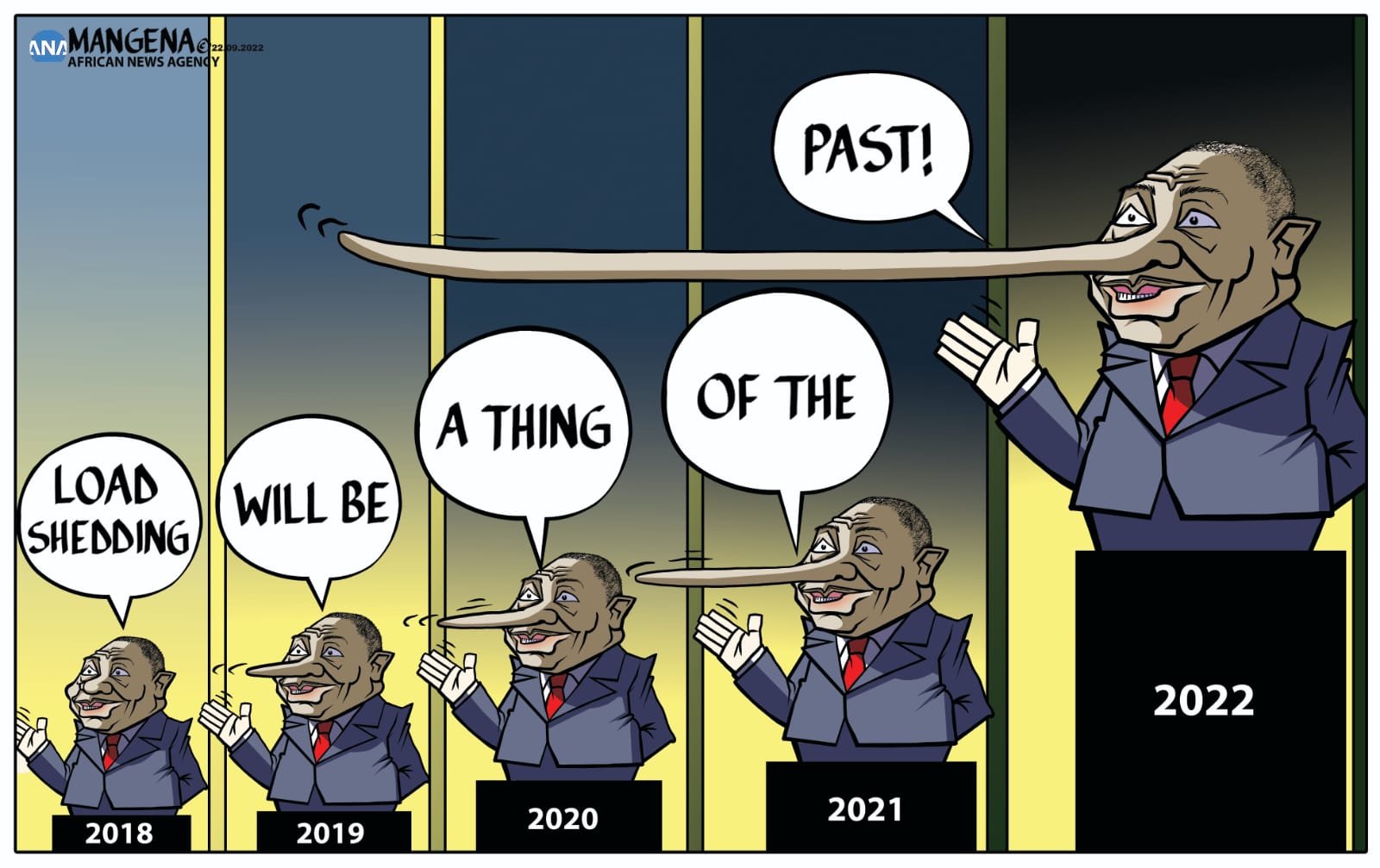 IOL News - #loadshedding #Ramaphosa Cartoon by: Mangenatoons | Facebook