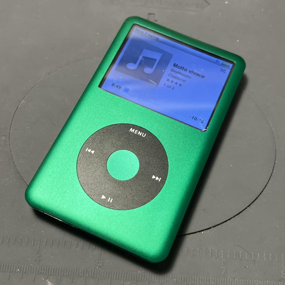 7th gen iPod with green color and 512gb storage