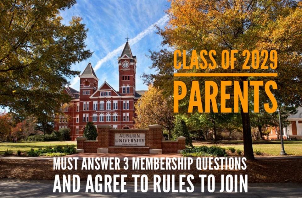 Auburn University Class of 2029- PARENTS | Facebook