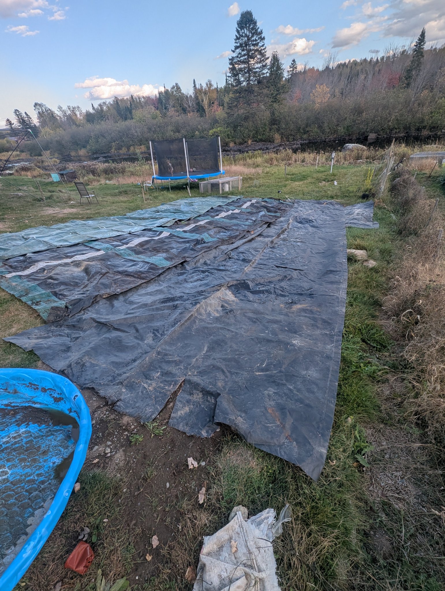 silvertree wurfzelt PopUp 255x155cm 2 Mann Zelt} 10.24 TRAMPOLINE FORT- such a Size:8'x28' Electric Tarp System (Roll-Off Tarp)