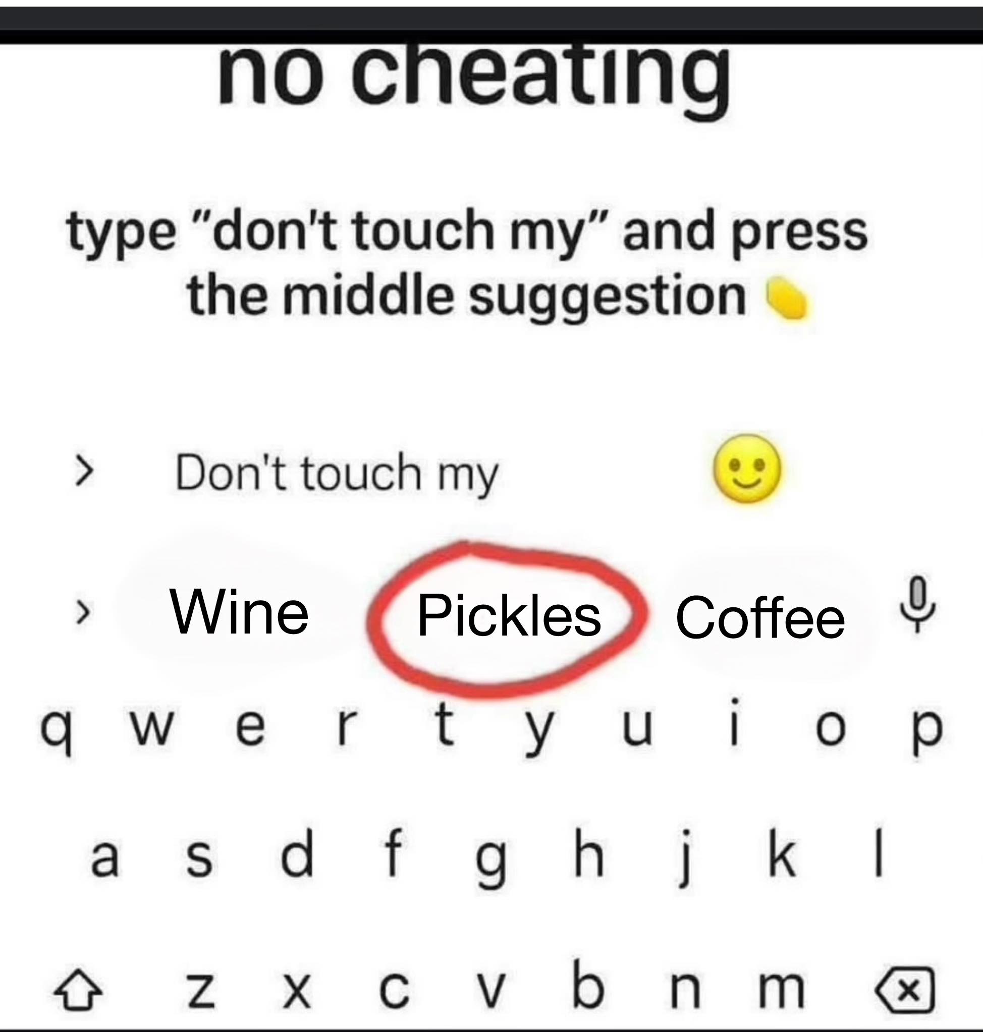 no Cheating type 