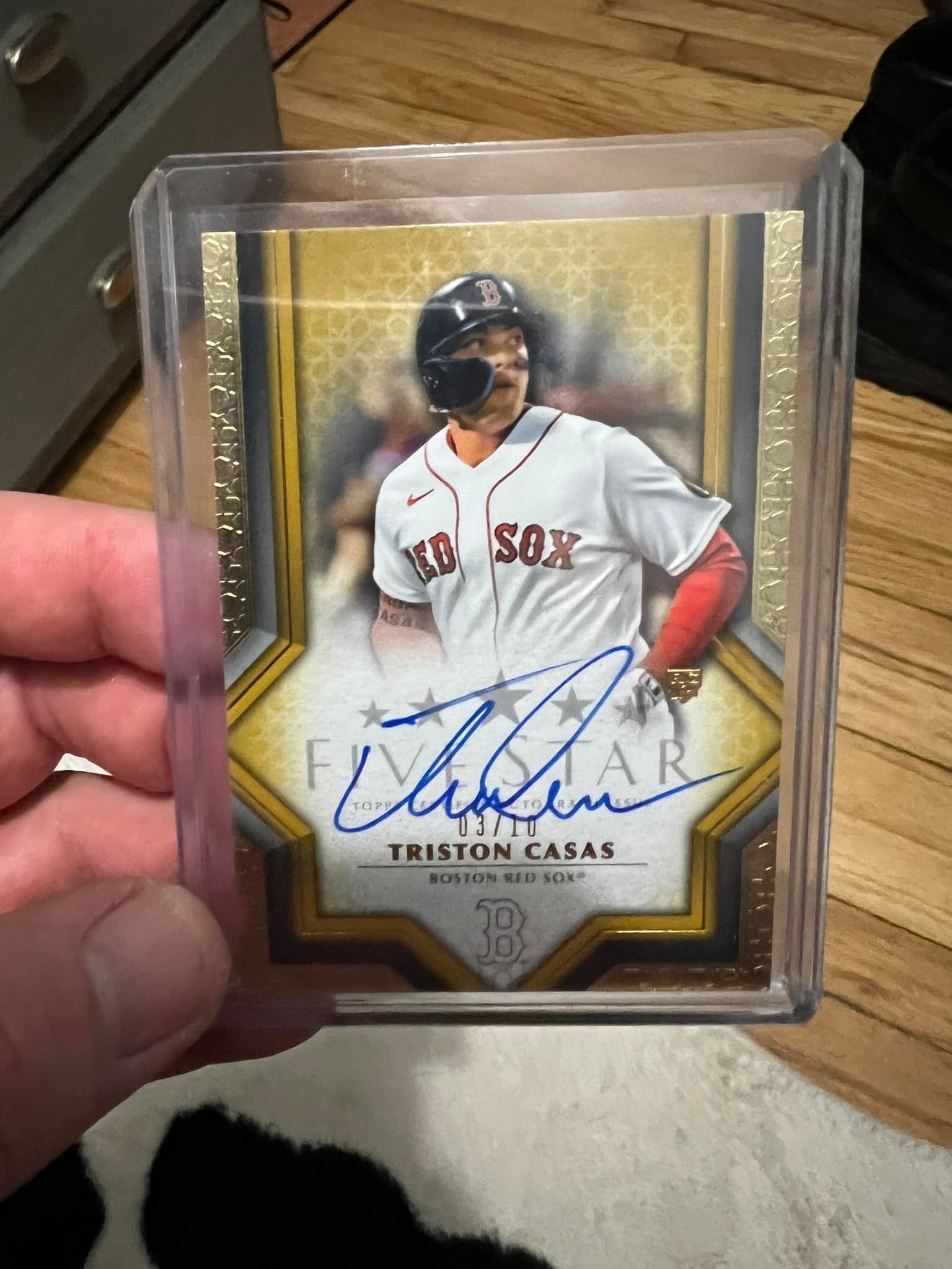 Trading Card Thickness Gauge / Sizing Chart Card - 20 Pt. Example With Bonus Toploader (Sports Cards) 6 thumbnail image
