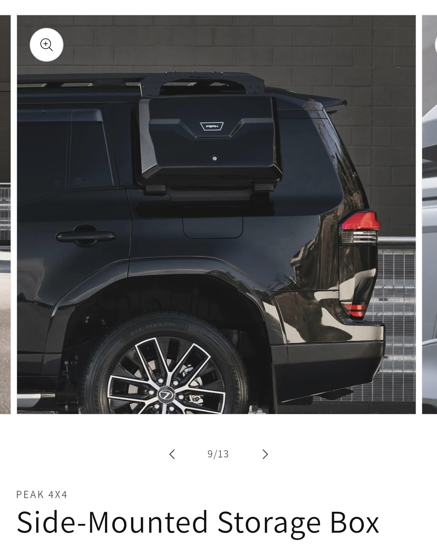 Y62 Patrol Modified Action | Anyone come across a side mounted storage ...