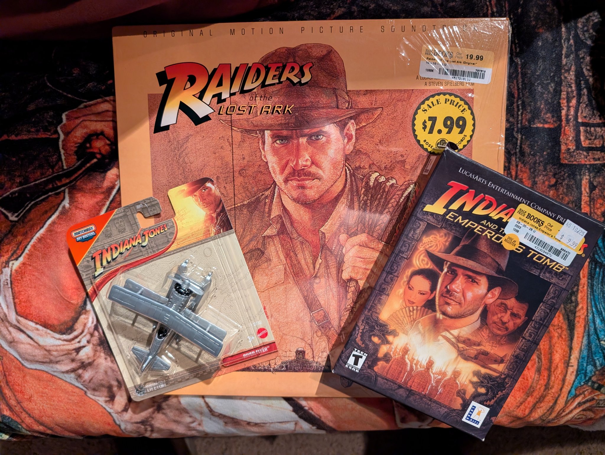 Does anyone have pics of what Indiana Jones merch they have