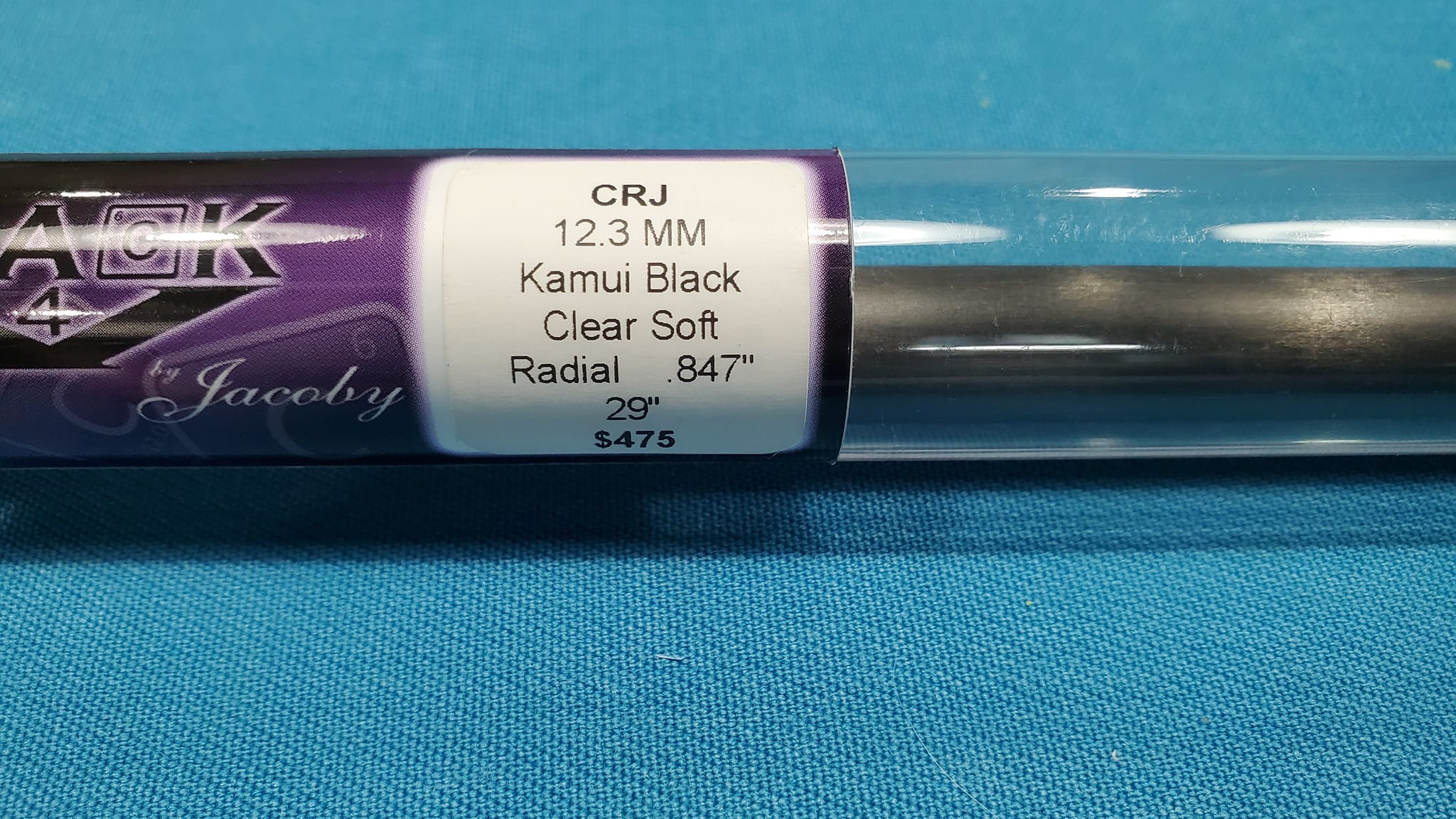 Jacoby Black V4 Carbon Fiber Shaft – Radial – 12.3mm