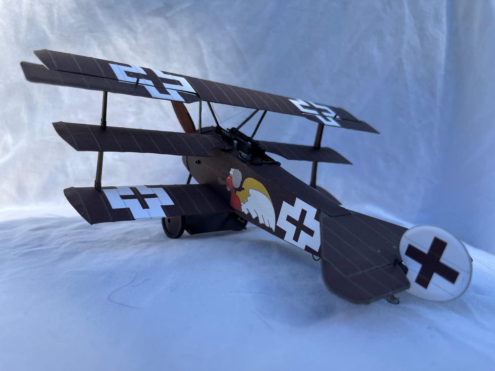 Building the 1964 Aurora Fokker Dr-1 triplane model