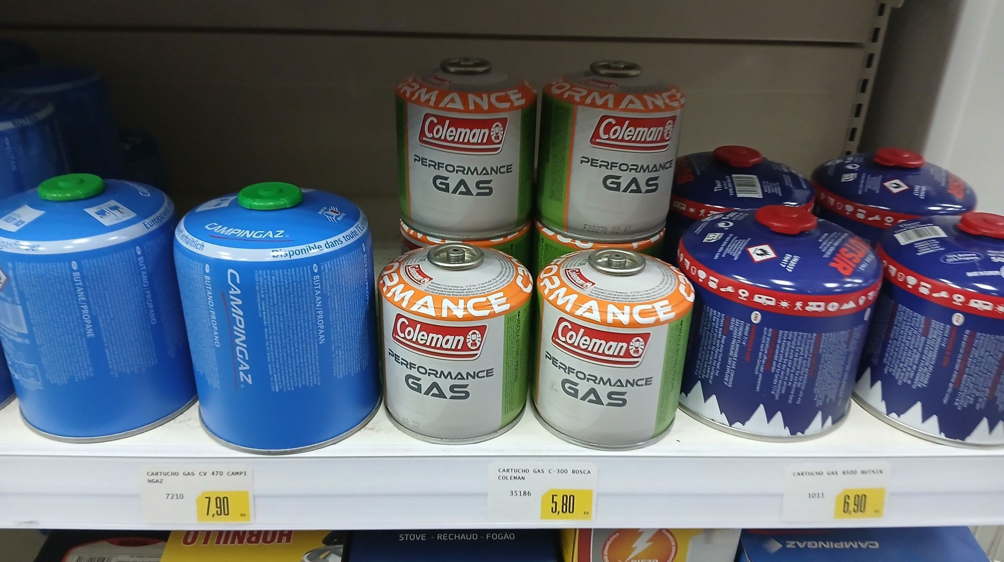To all of you asking about camping gaz then today we finally found