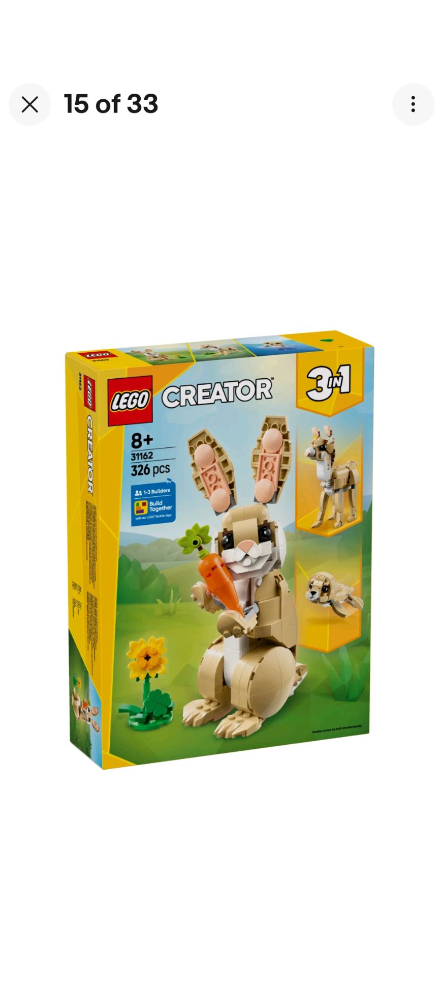 Building Rocky with Lego Creator set 31162