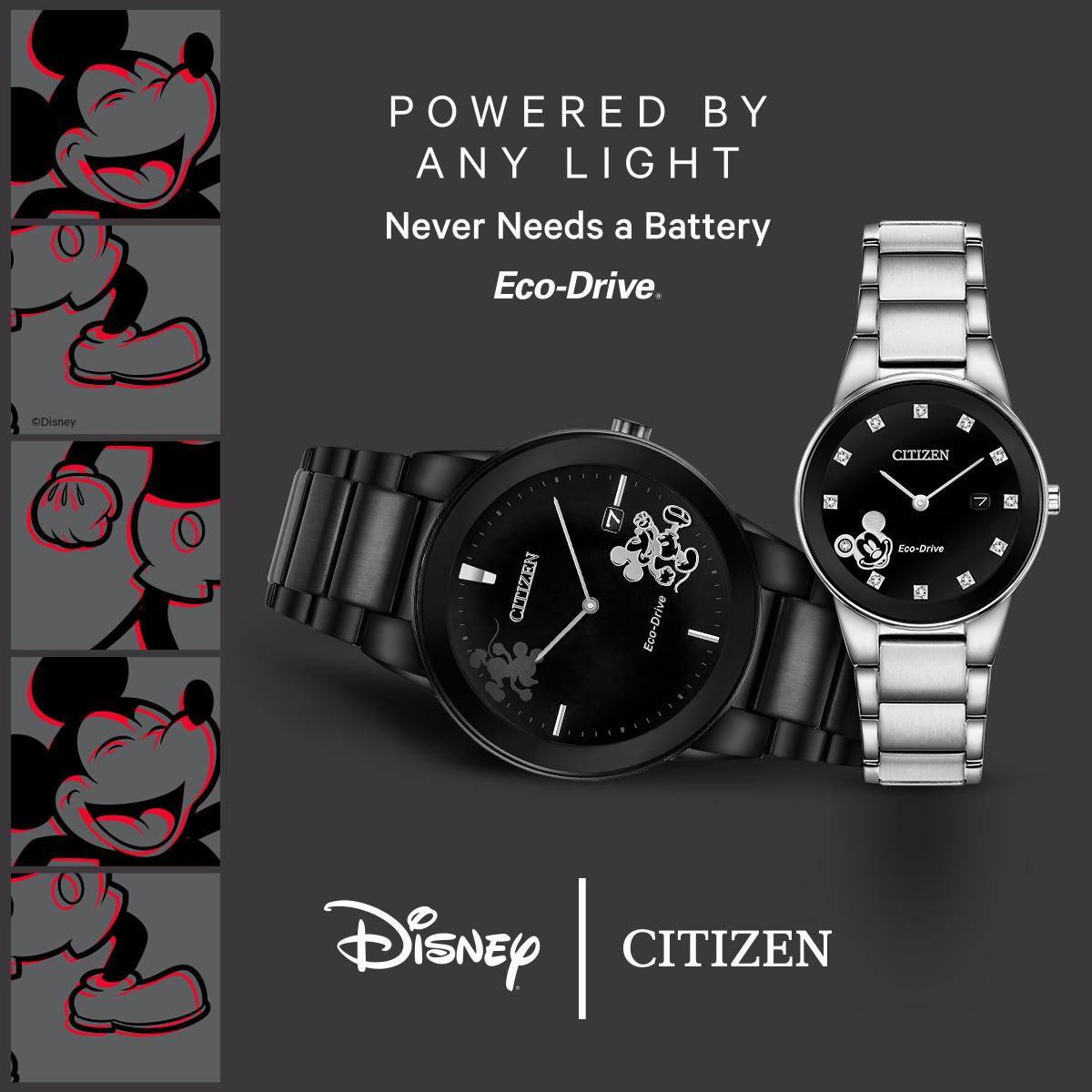 New Mickey Watches & Pins Set by Citizen at Walt Disney World