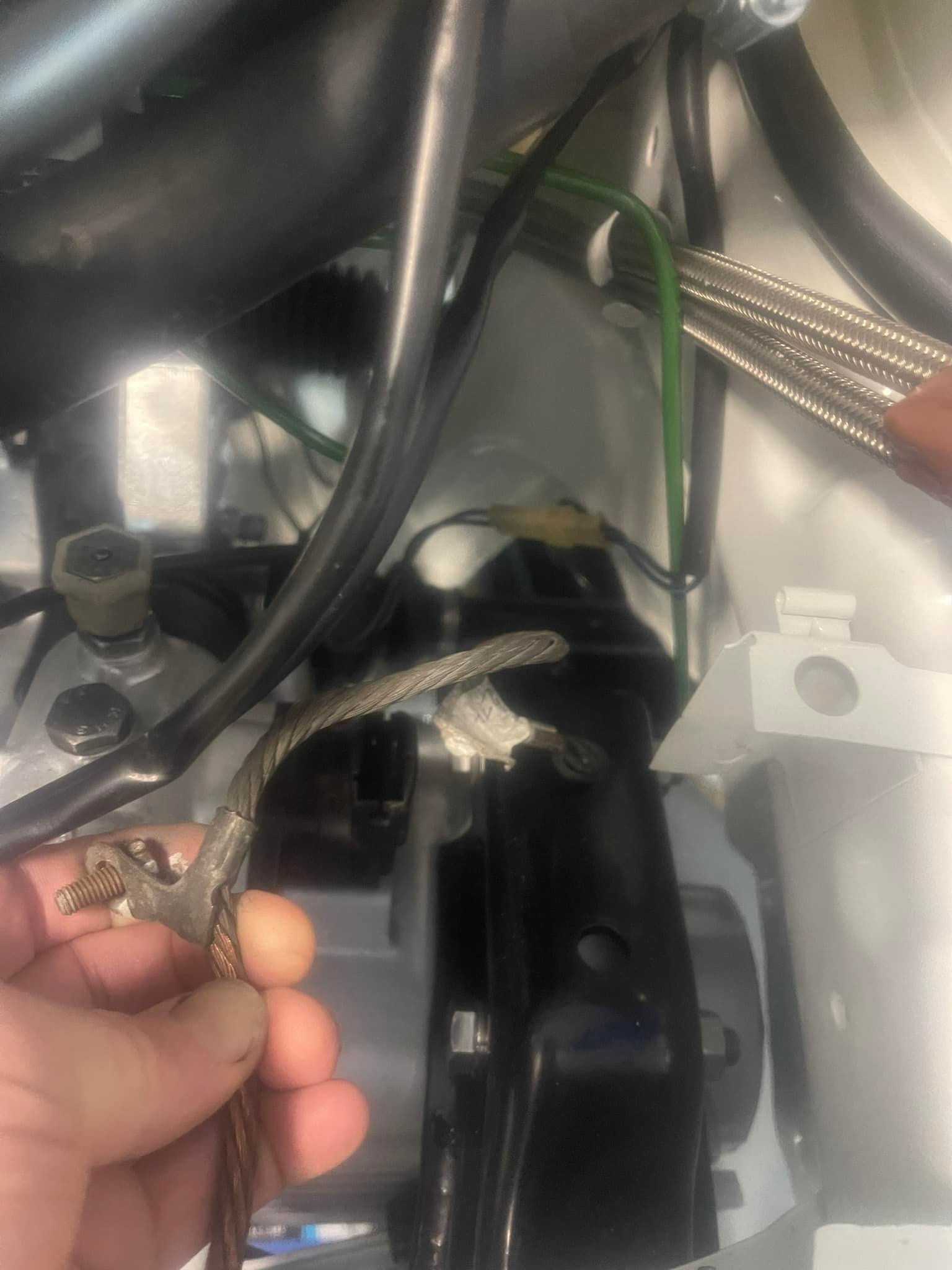 MG Engine to Chassis Earth Lead - TB, TC, TD, TF & Midget 1500