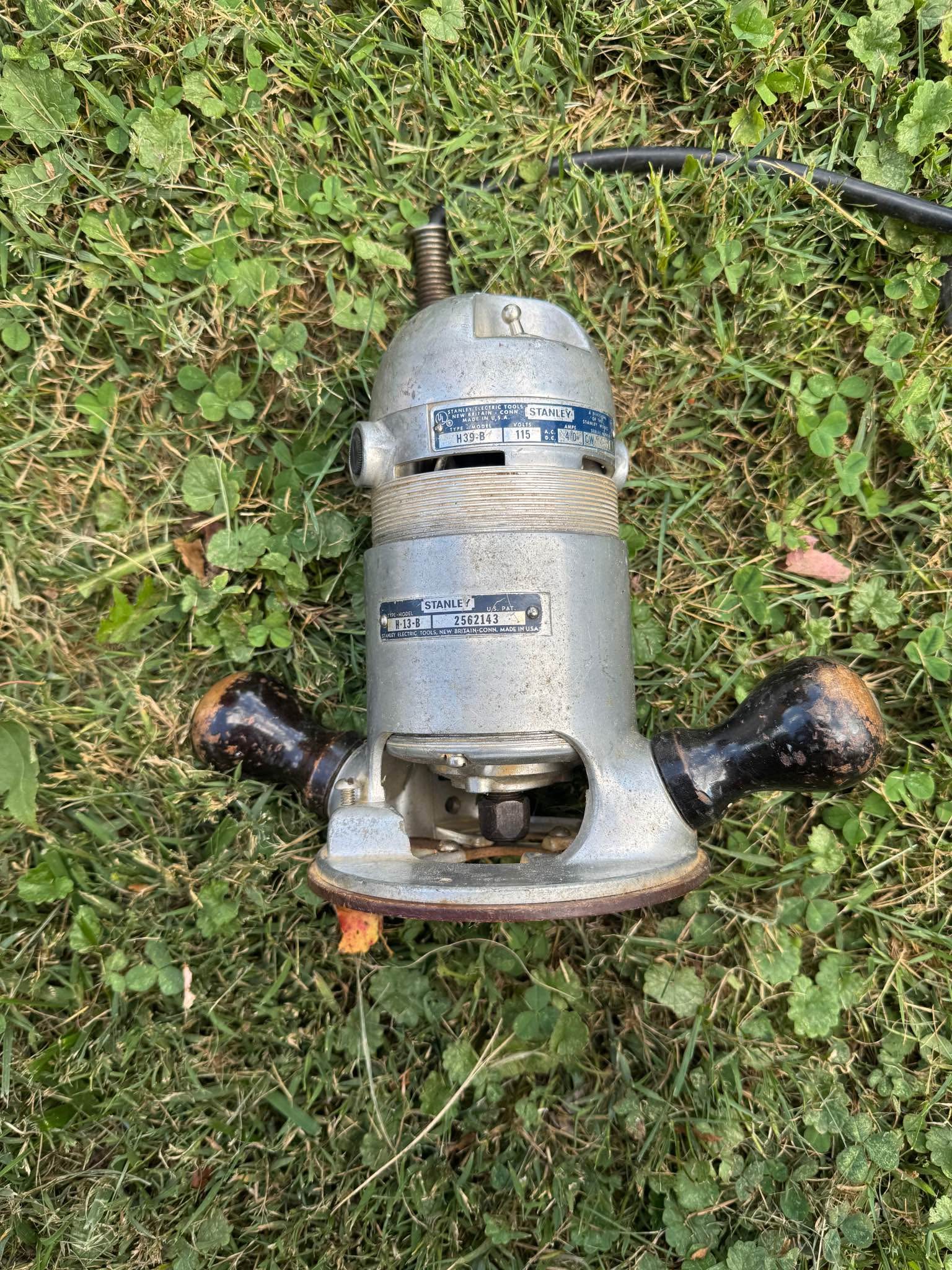 Warren County Yard Sale | Classic Stanley H39-B router with solid ...