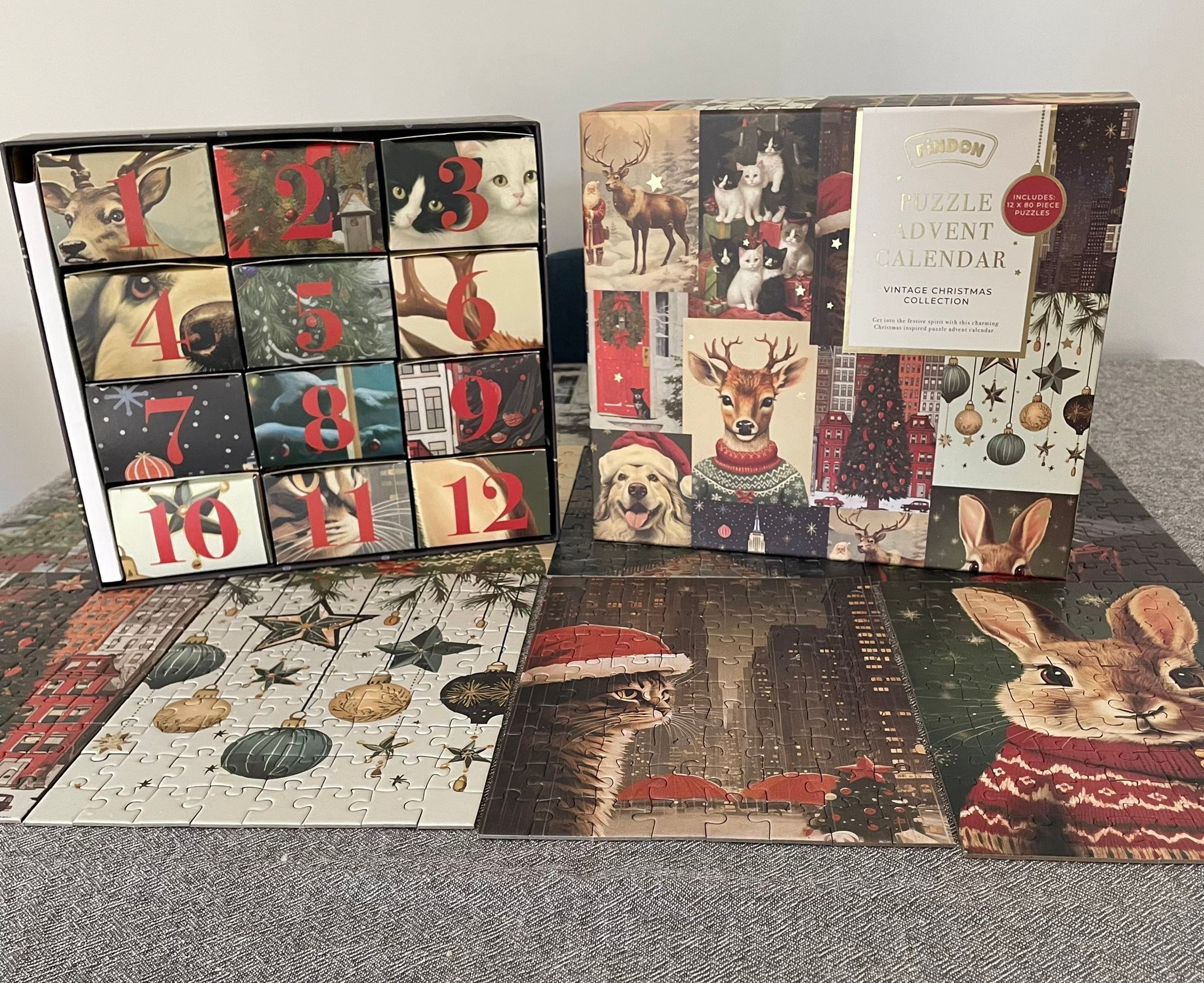 Brand: Reed Games (12x80 pc) Title: Advent Calendar Travel Poster
