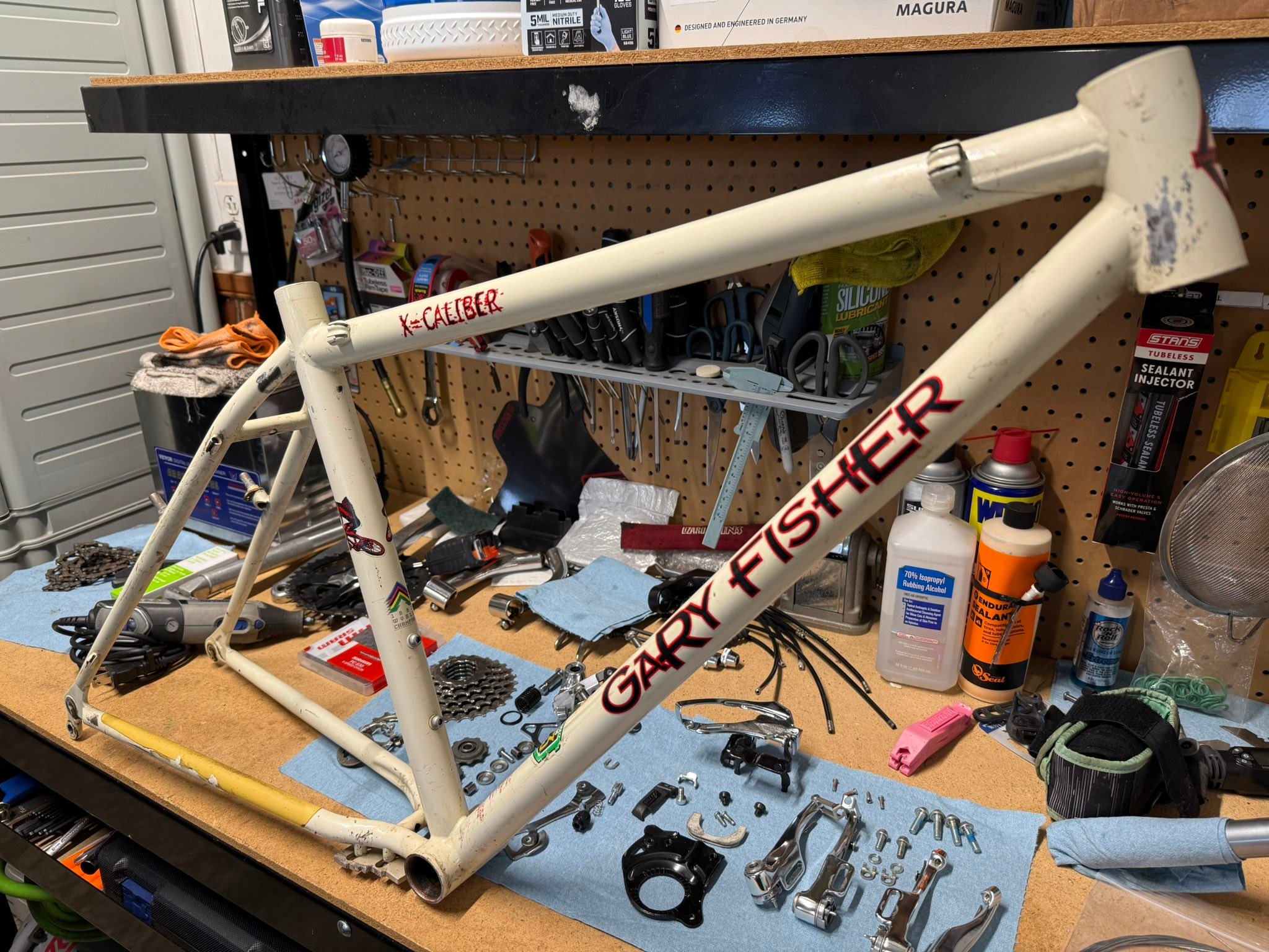 Restoring a 1997 Gary Fisher X-Caliber steel hardtail