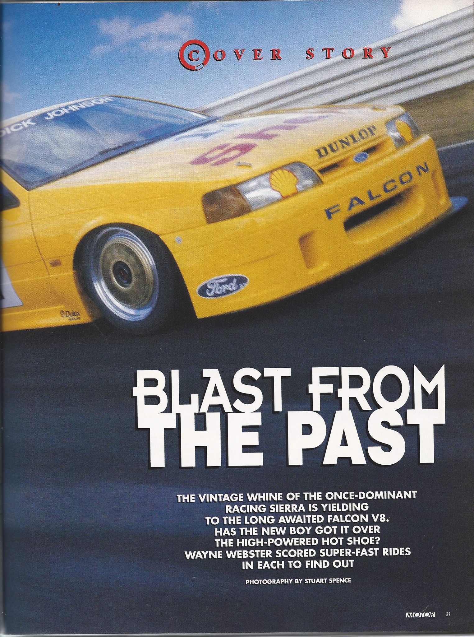 Modern Motor October 1992 Issue comparing the DJR V8 Supercar EB1